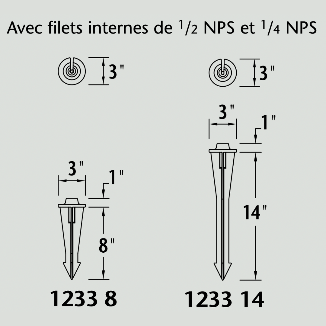 Mounting stake - 1233
