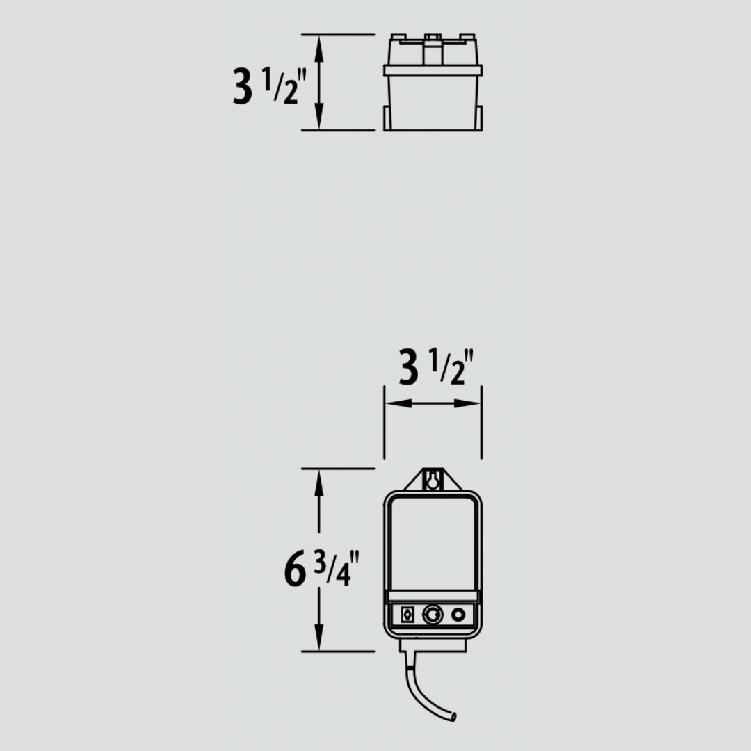 Garden - Magnetic transformer for alternating current (AC) with fixed timer and photoelectric cell - 1245
