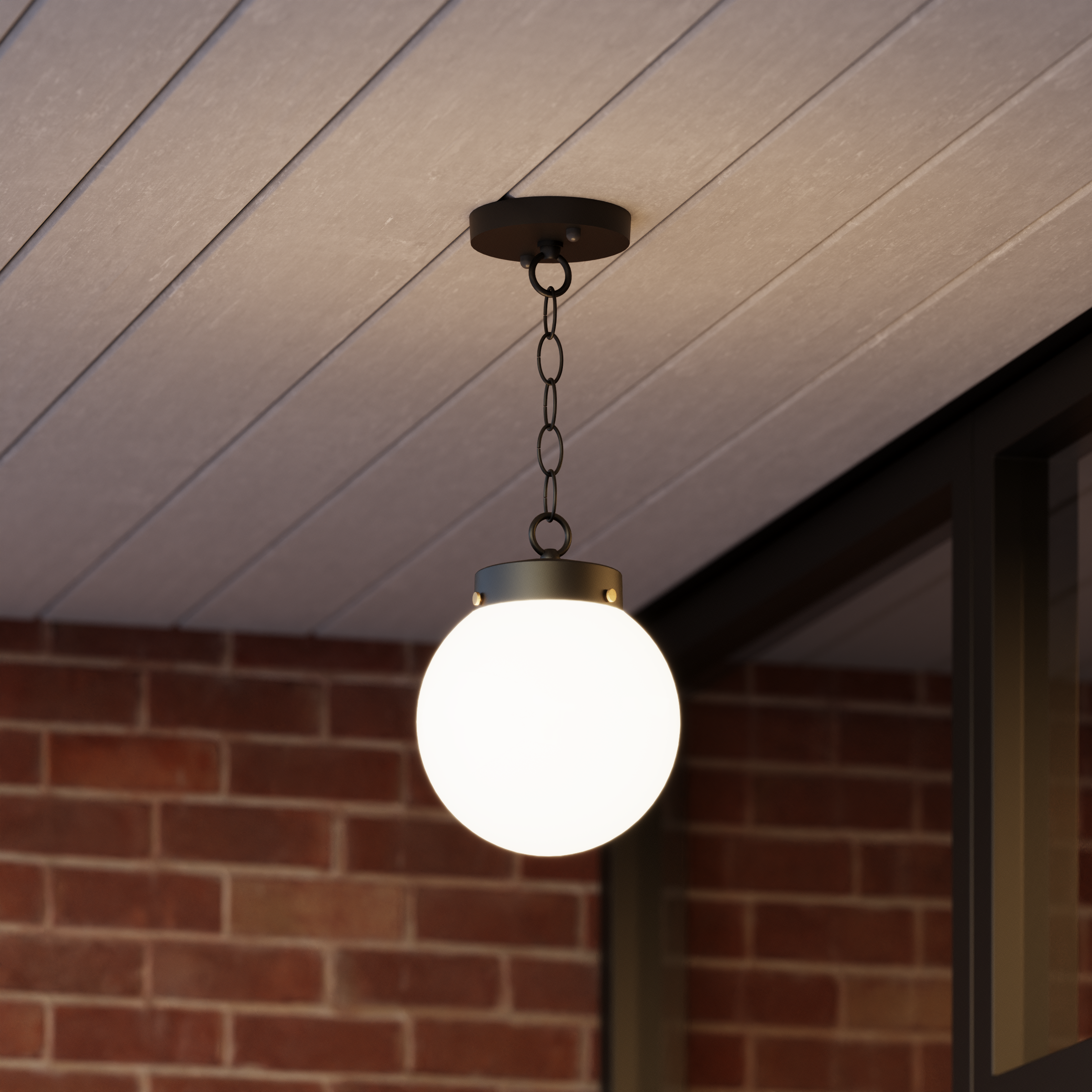 Key West - Ceiling mount with chain small - 13050