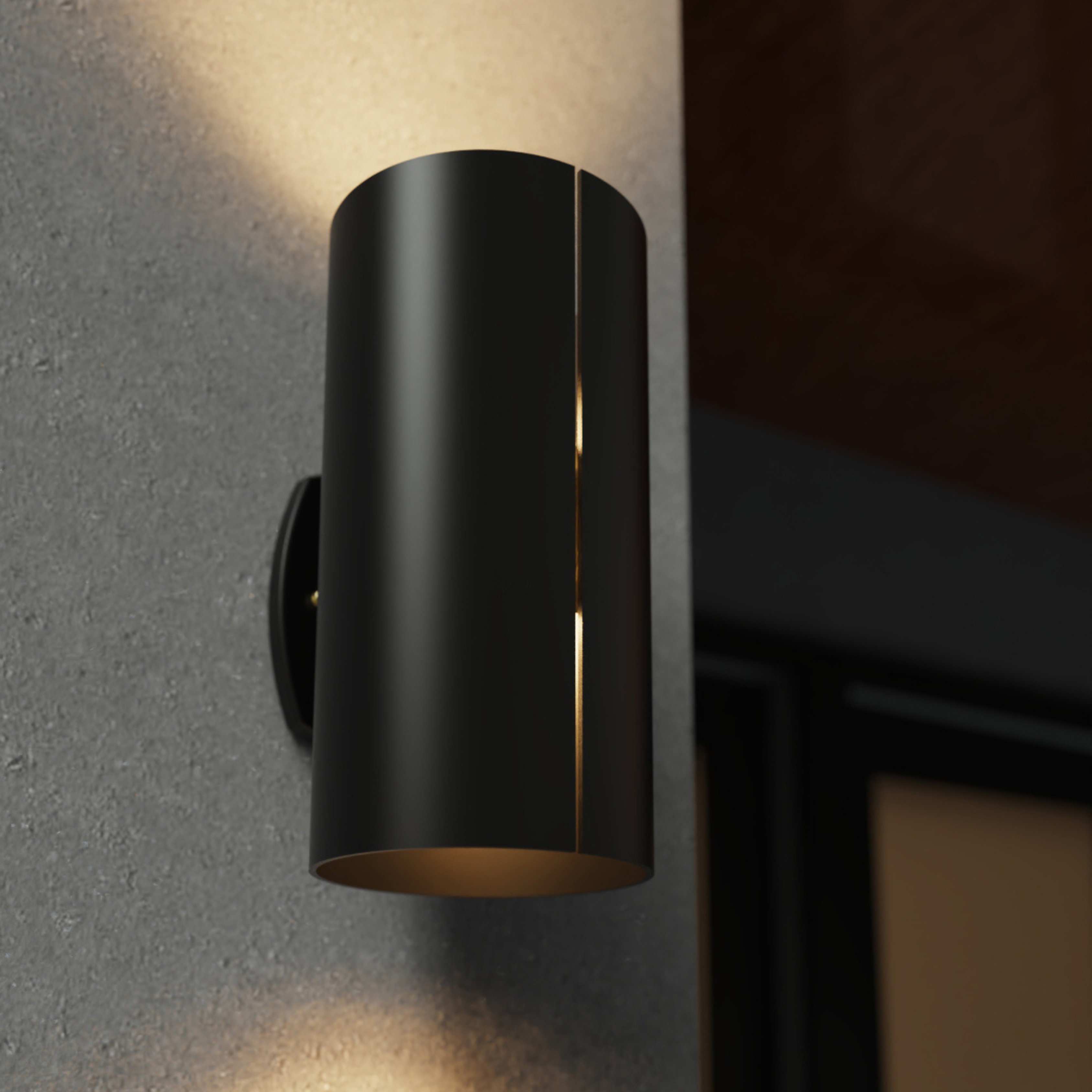 Évolution • Luminaire mural cylindrique pour l&