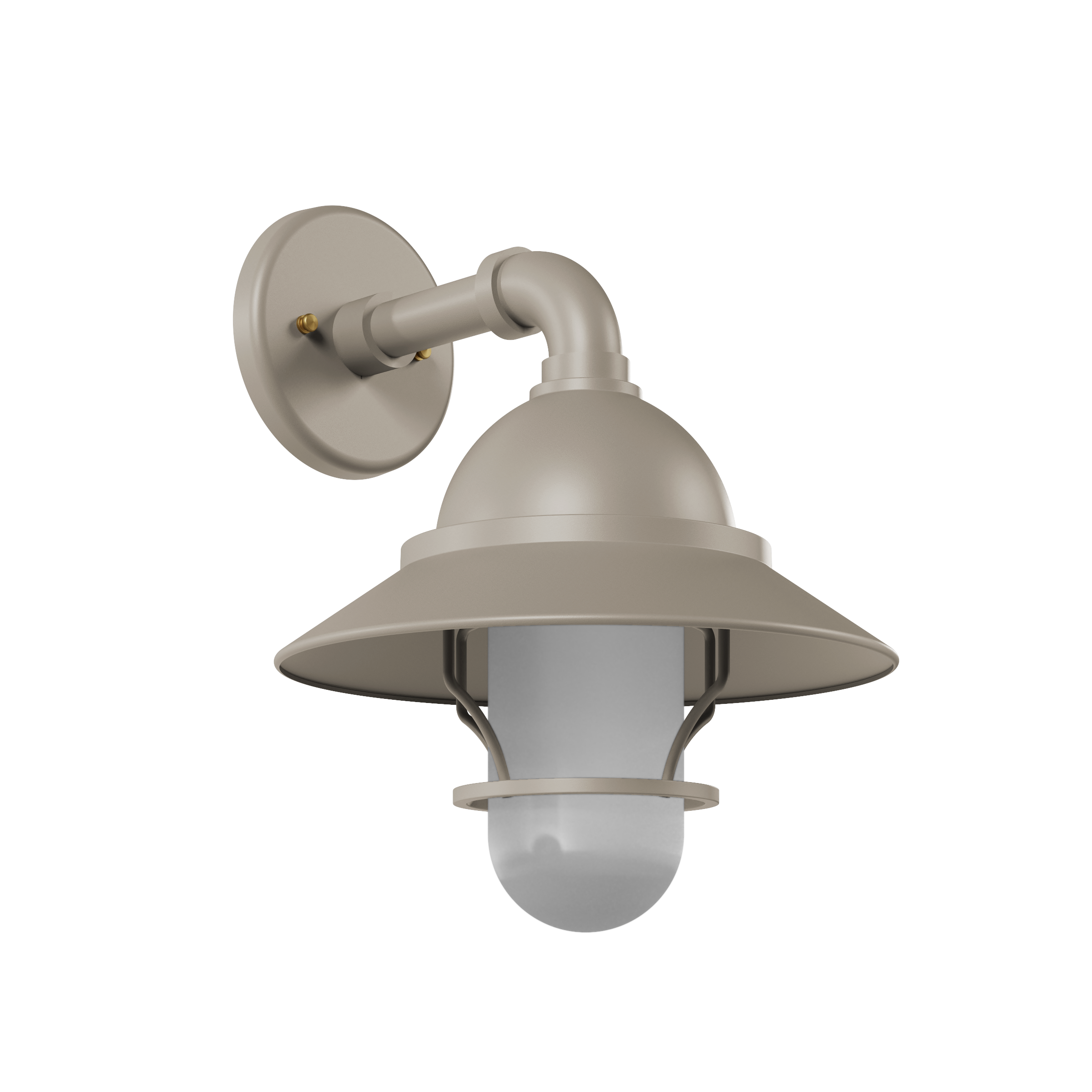 San Francisco - Luminaire mural extérieur montage vers le bas avec globe et grille format moyen - 22221