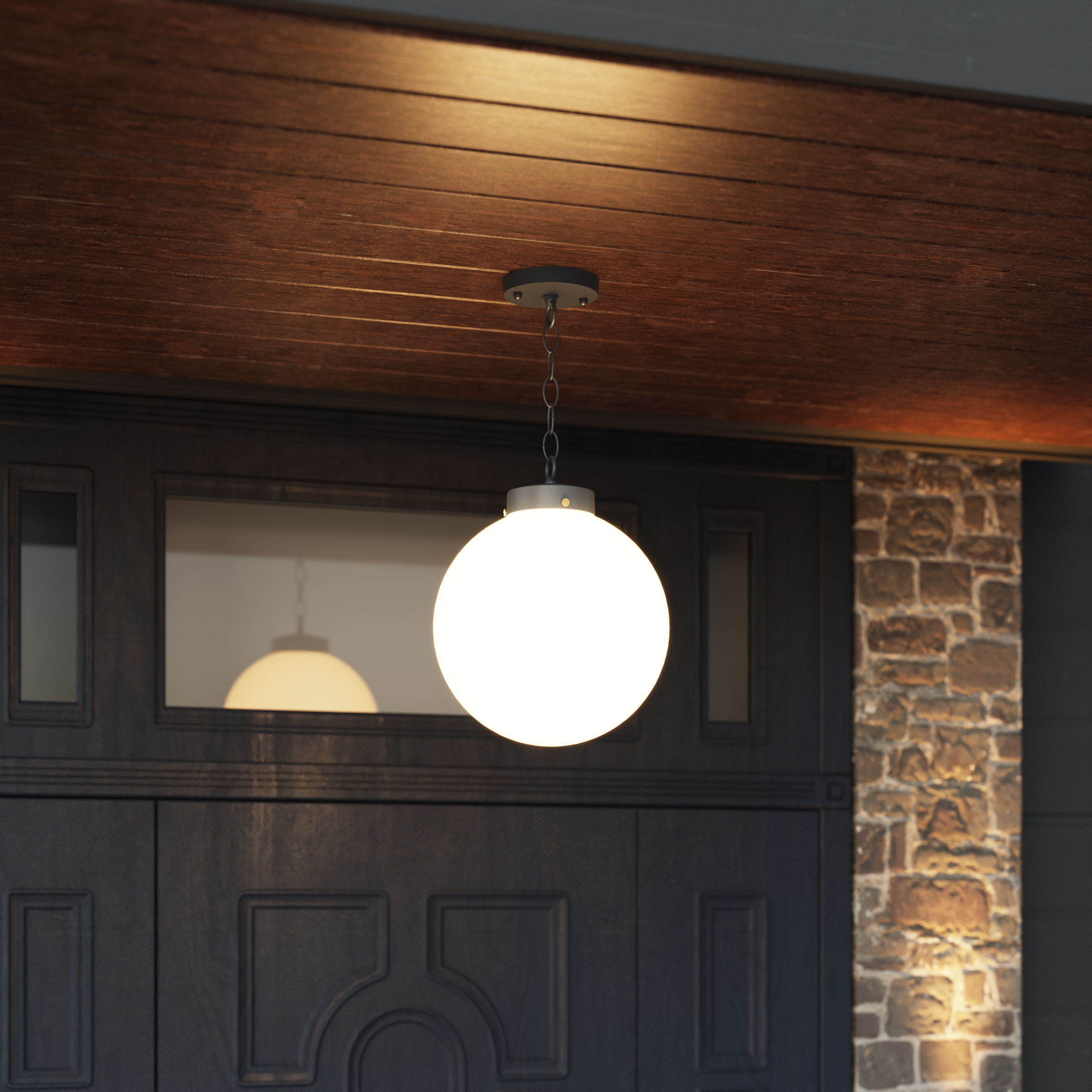 Key West - Ceiling mount with large chain - 33050