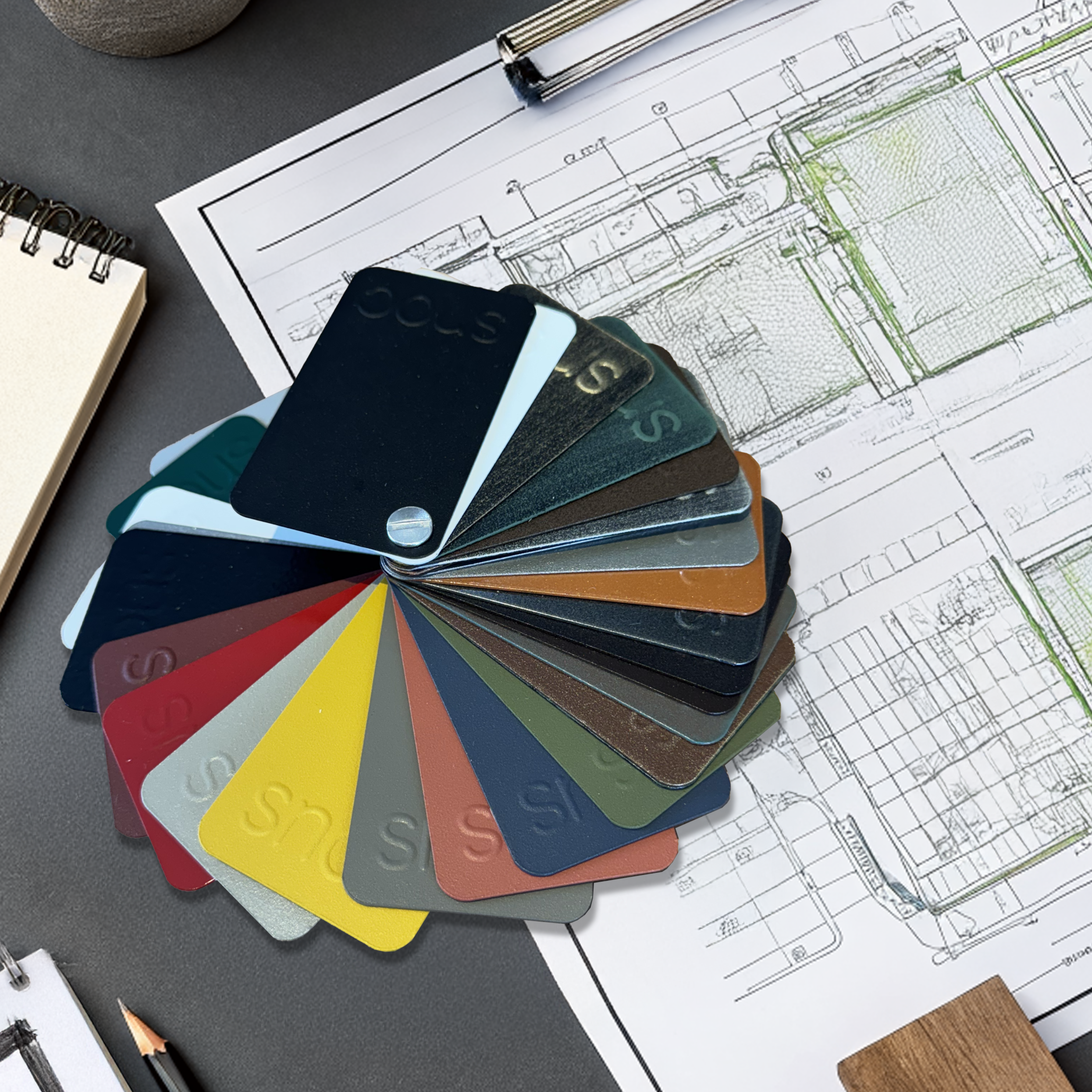 Trousseau d’échantillons de couleurs résidentielles