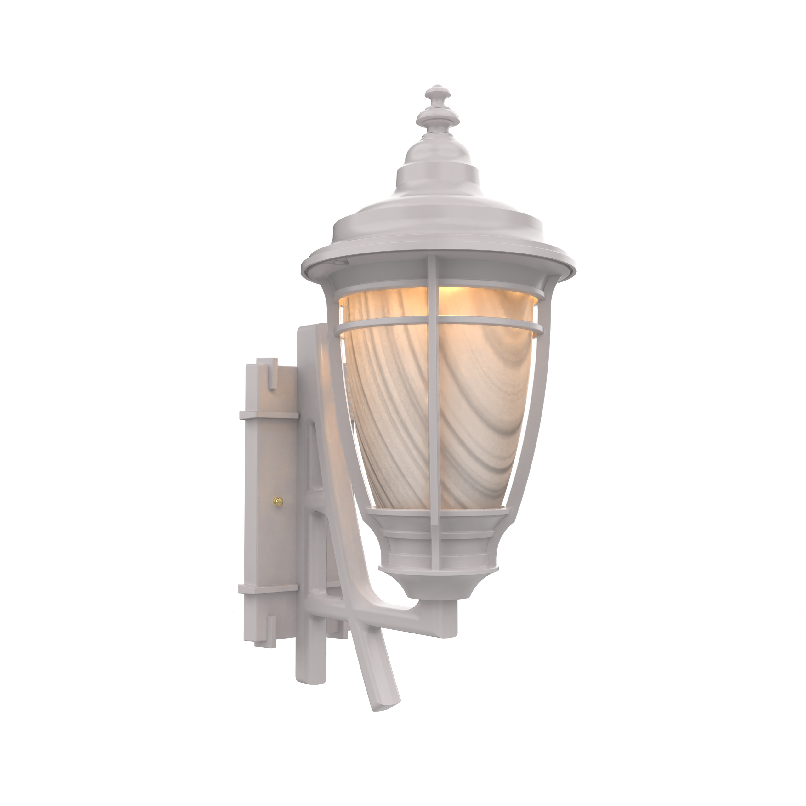 Portland - Luminaire mural extérieur montage bras décoratif vers le haut format petit - 10284