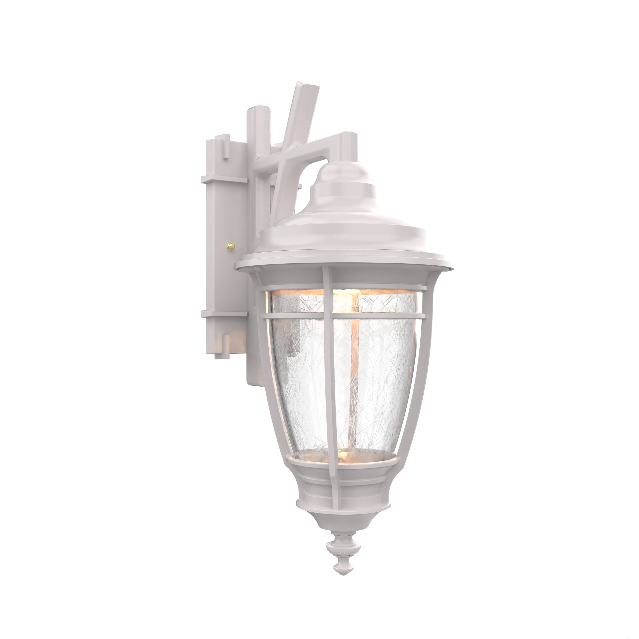 Portland - Wall mount decorative arm down closed bottom small size - 10285