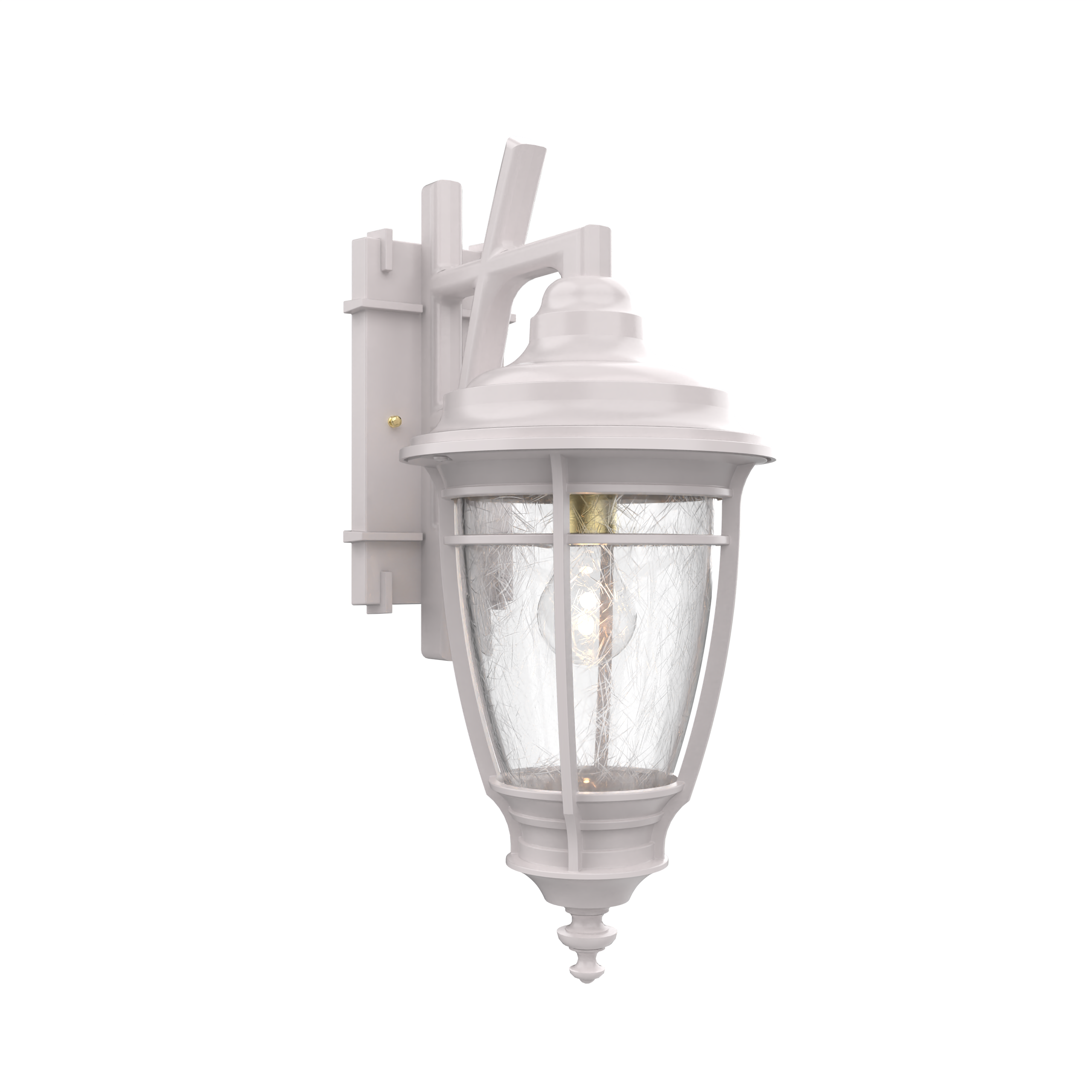 Portland - Wall mount decorative arm down closed bottom small size - 10285