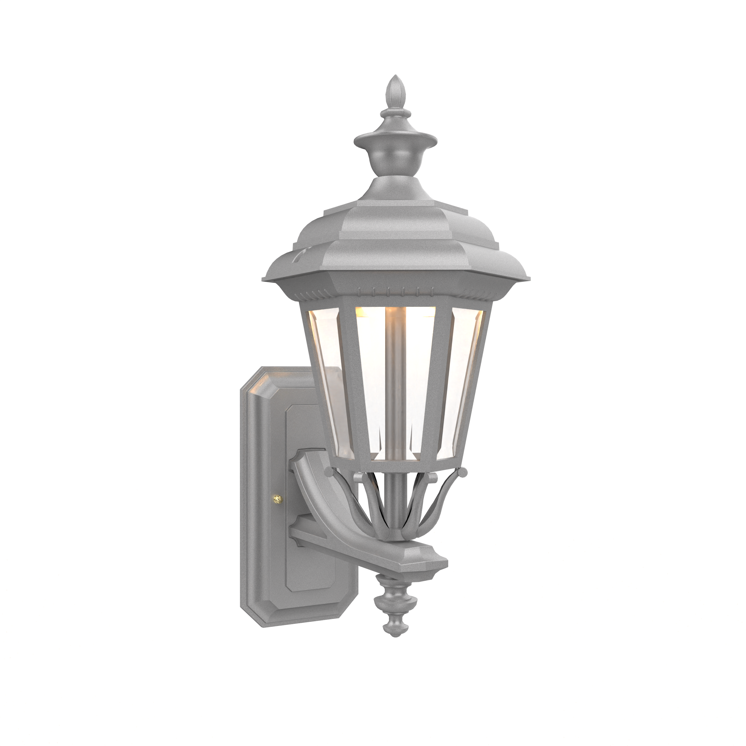 Jamestown - Uplight Wall Mount with Small Finial - 11412