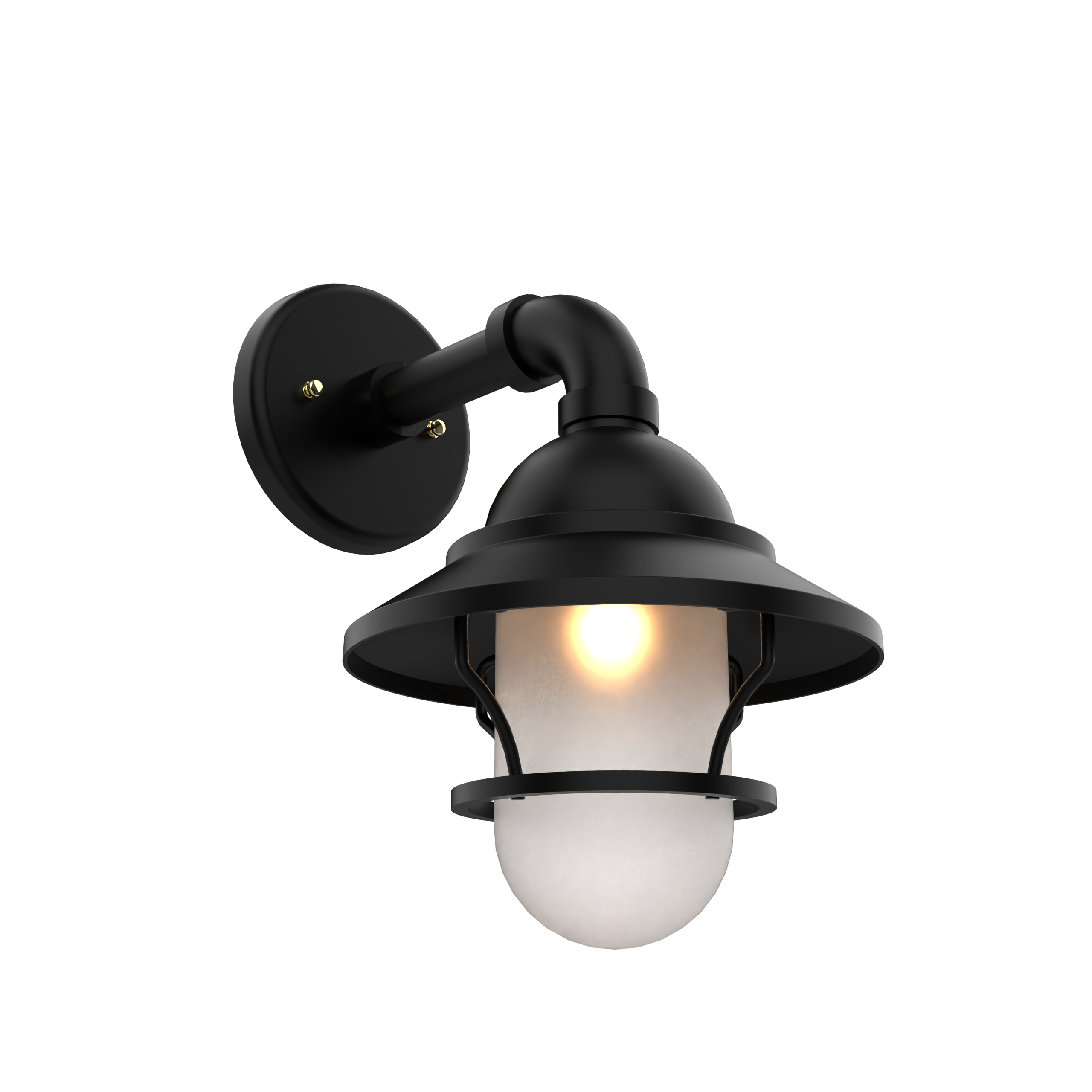 San Francisco - Downlight Wall with Globe and Small Grid - 12221