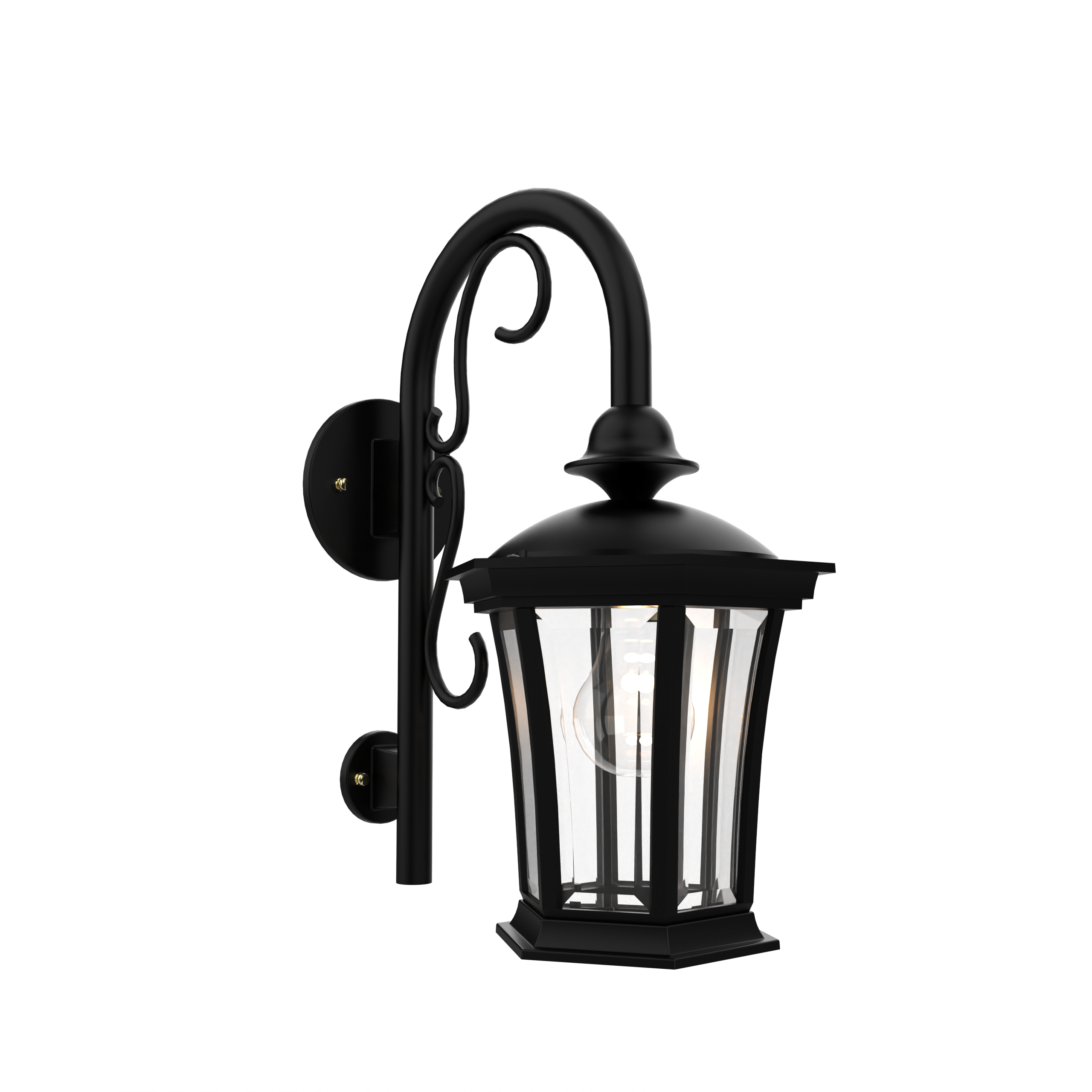 Westminster - Wall mount down with cane open bottom small - 13593
