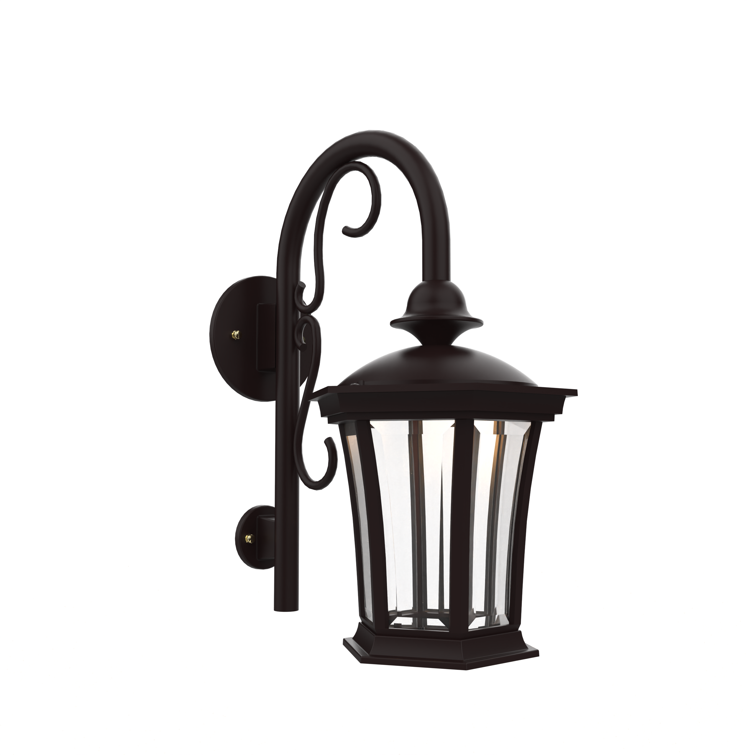 Westminster - Wall mount down with cane open bottom small - 13593