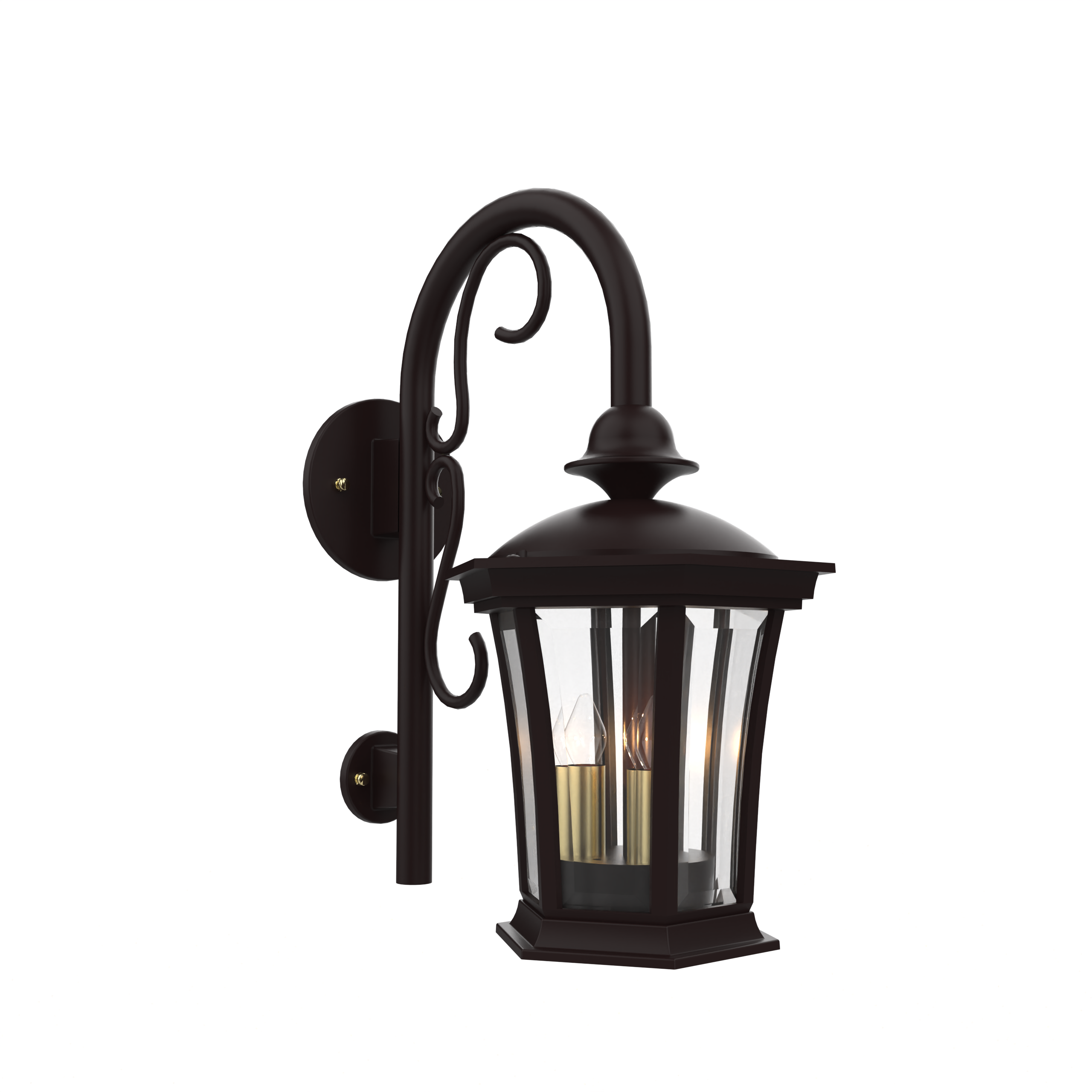 Westminster - Wall mount down with cane open bottom small - 13593