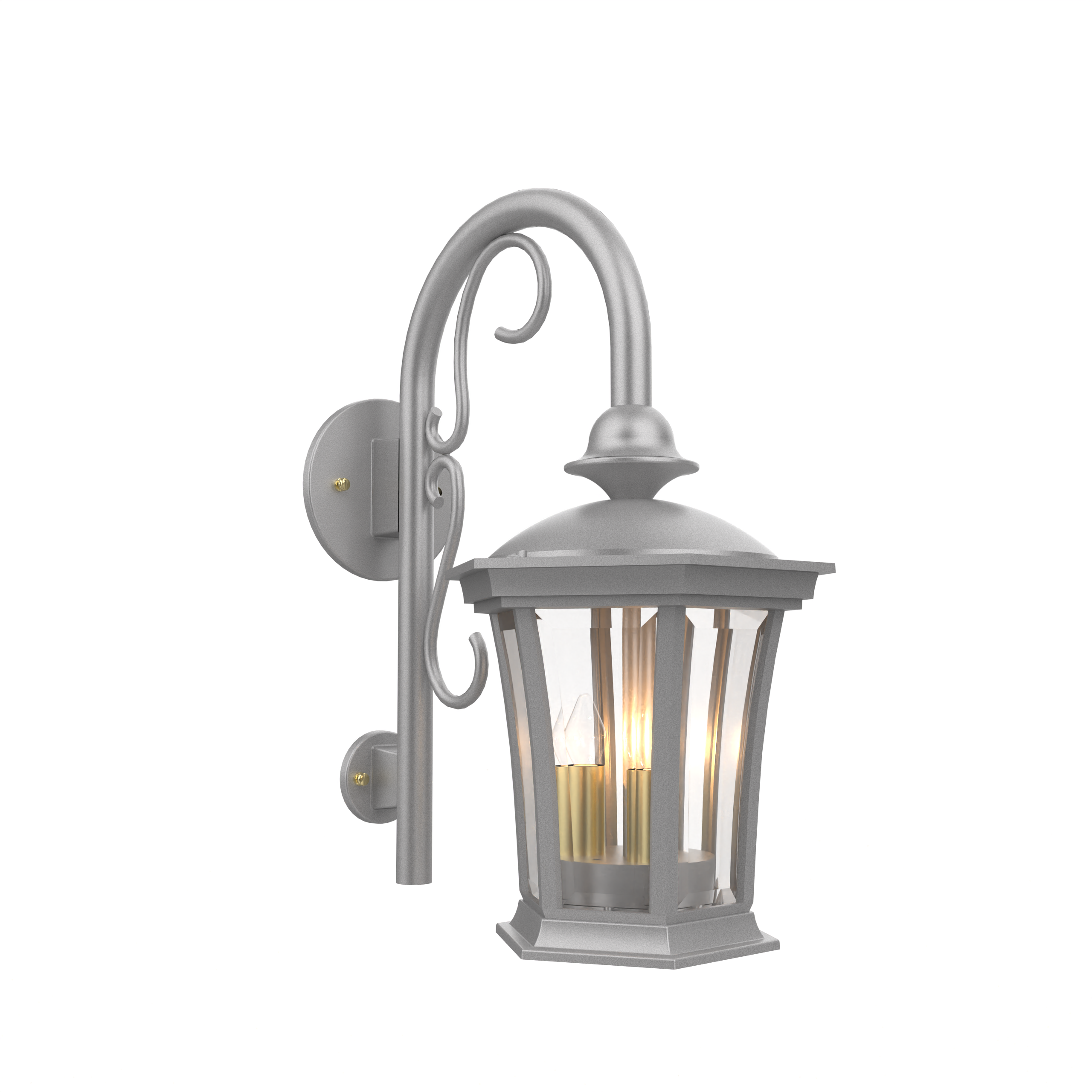 Westminster - Wall mount down with cane open bottom small - 13593