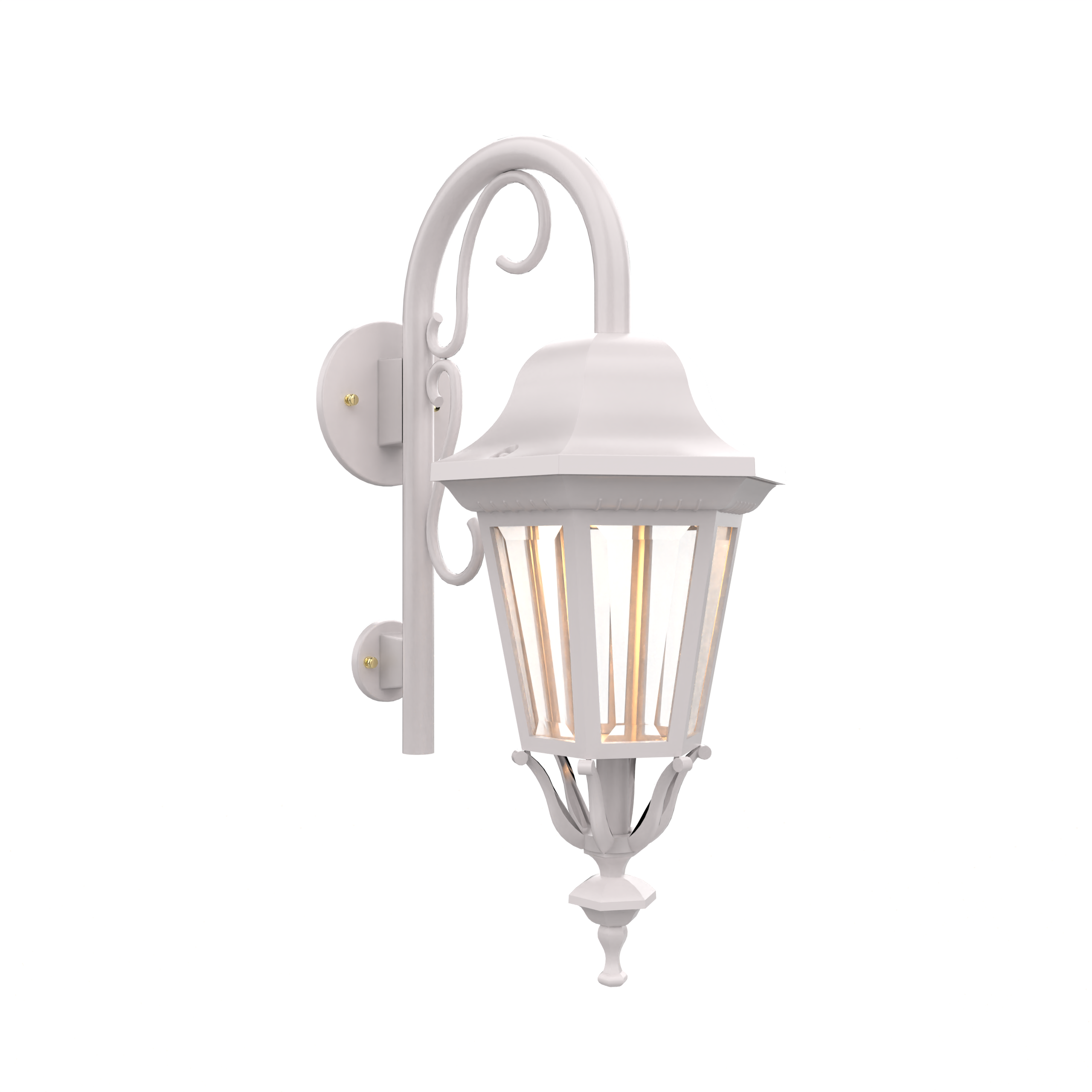 Florence - Wall mount down with cane closed bottom small size - 13798