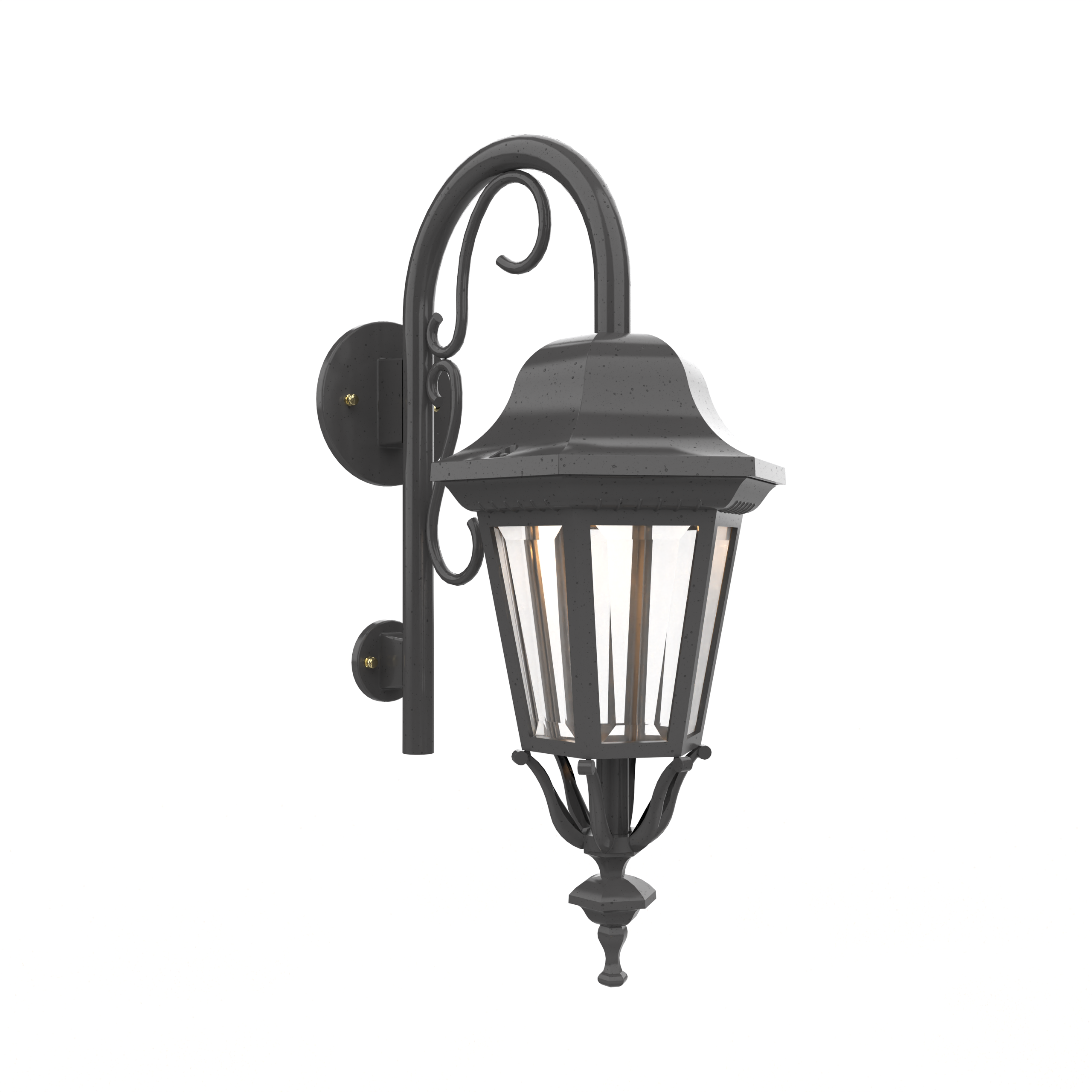 Florence - Wall mount down with cane closed bottom small size - 13798