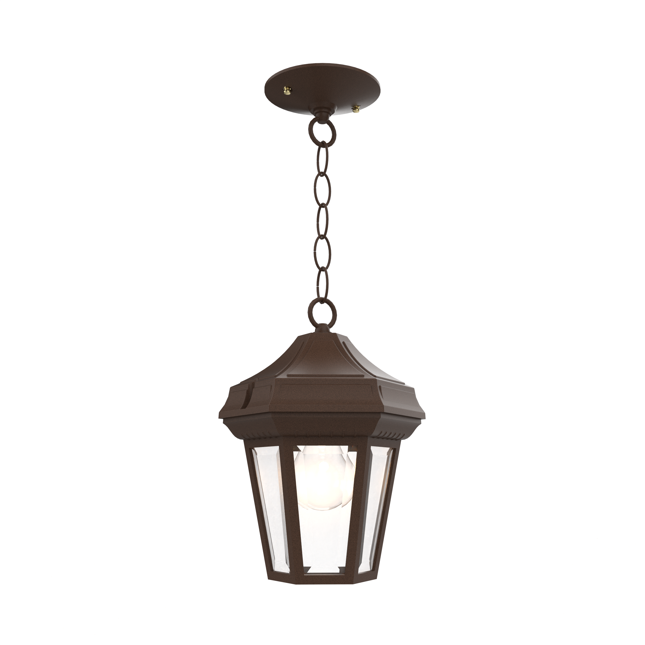Oxford - Ceiling mount with chain open bottom small - 14850