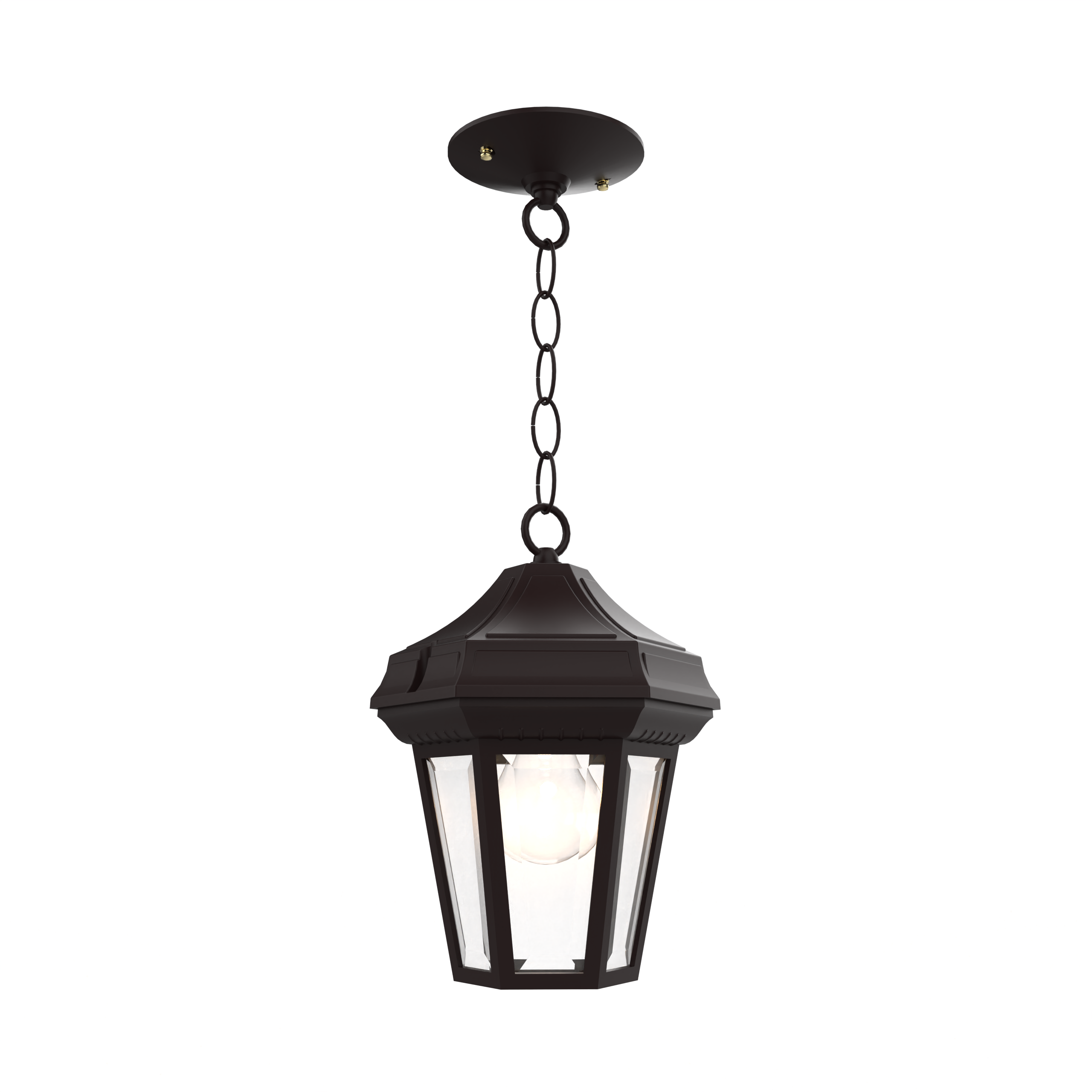 Oxford - Ceiling mount with chain open bottom small - 14850