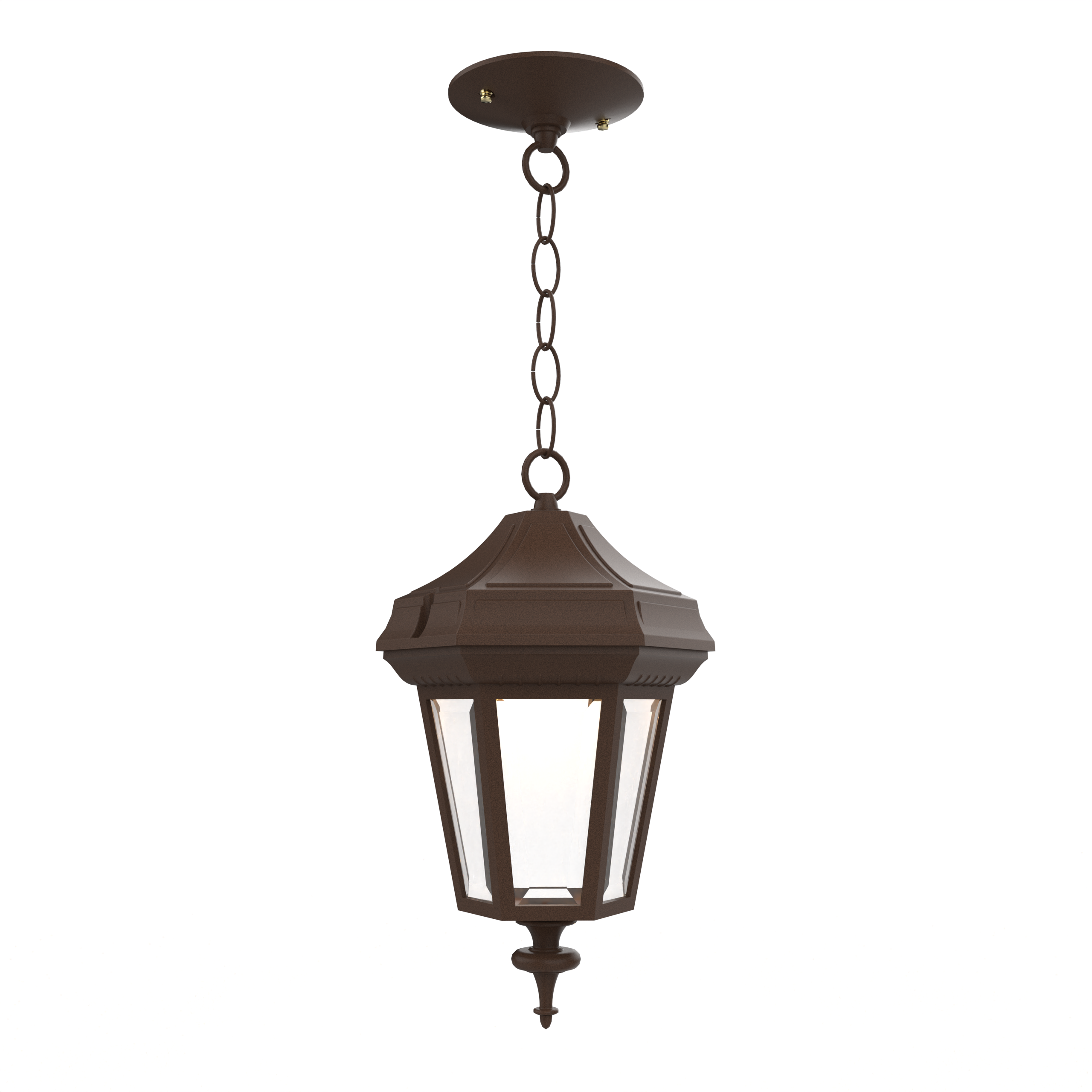 Oxford - Ceiling mounting with chain closed bottom small format - 14855