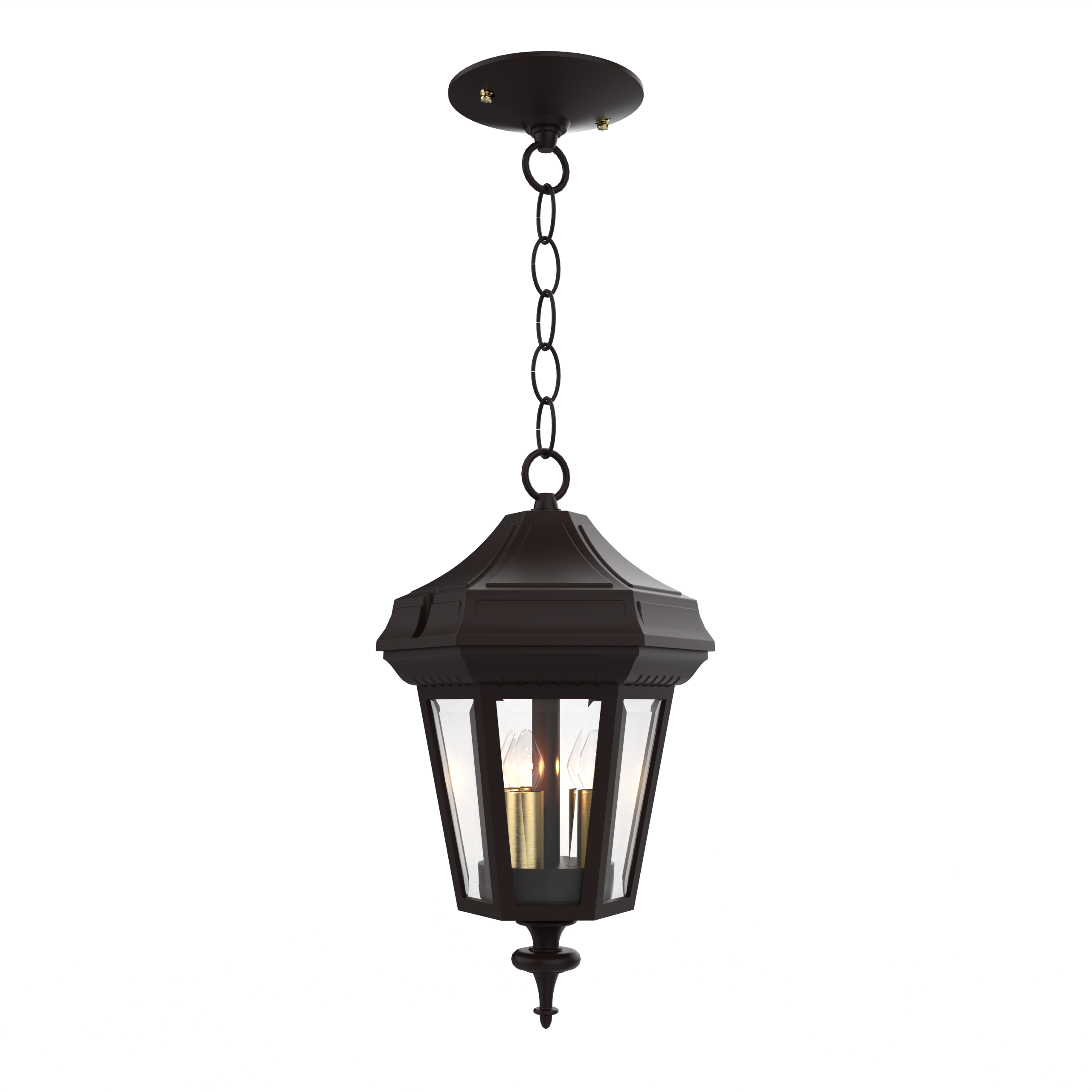 Oxford - Ceiling mounting with chain closed bottom small format - 14855