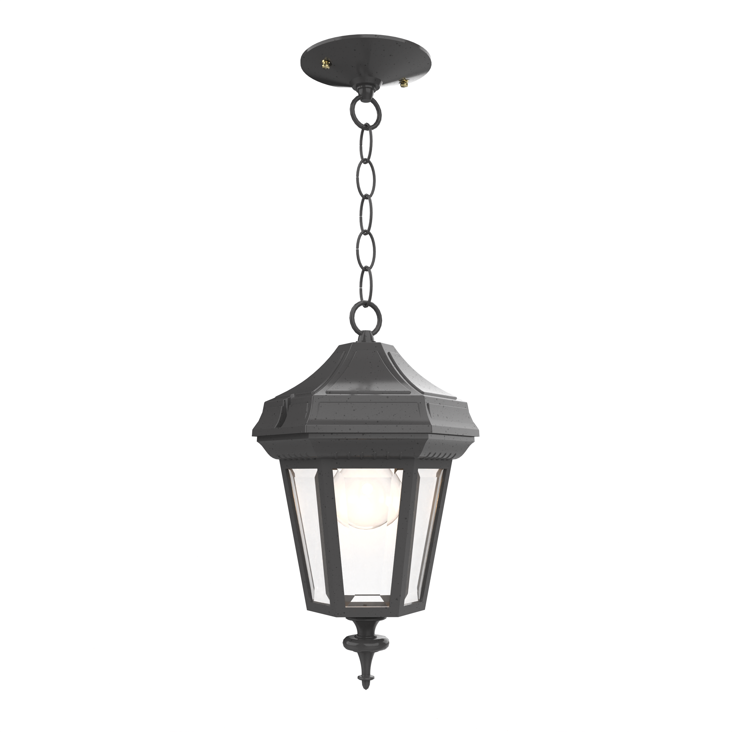 Oxford - Ceiling mounting with chain closed bottom small format - 14855