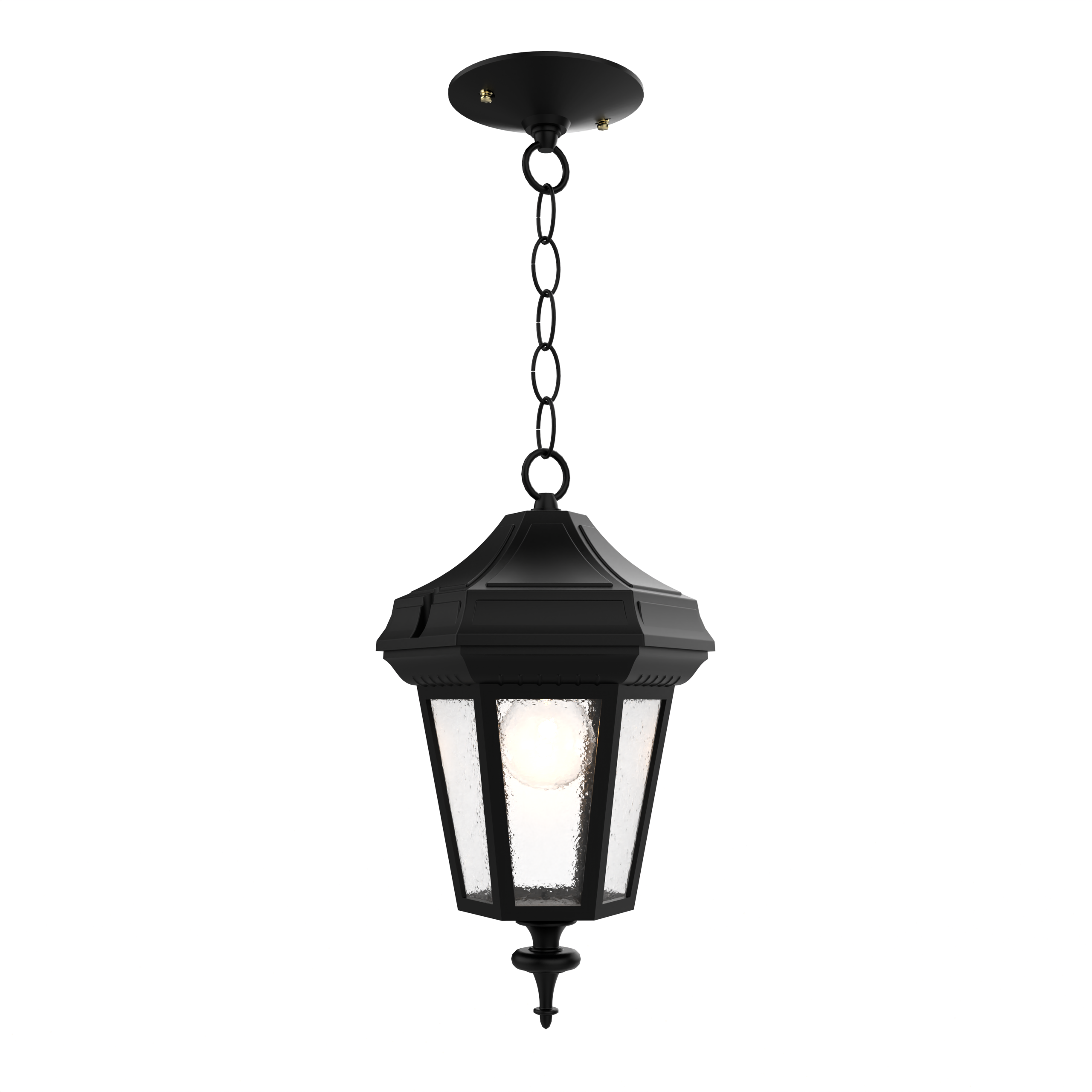 Oxford - Ceiling mounting with chain closed bottom small format - 14855