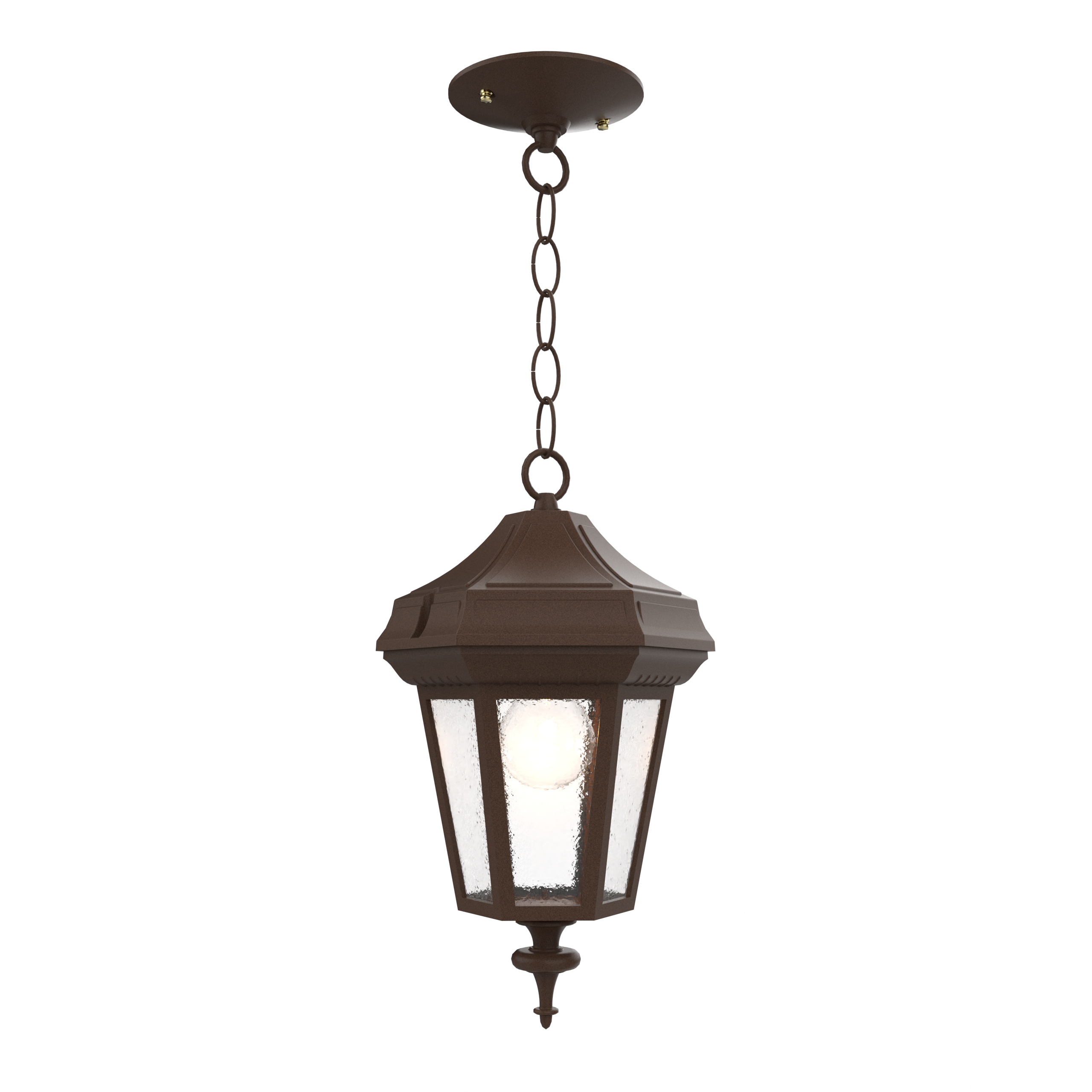 Oxford - Ceiling mounting with chain closed bottom small format - 14855