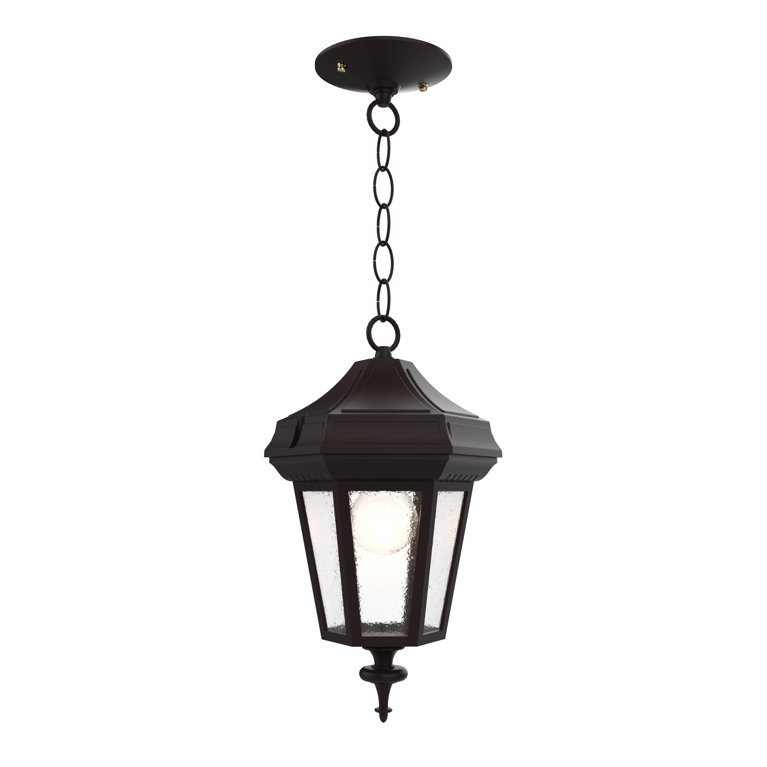 Oxford - Ceiling mounting with chain closed bottom small format - 14855