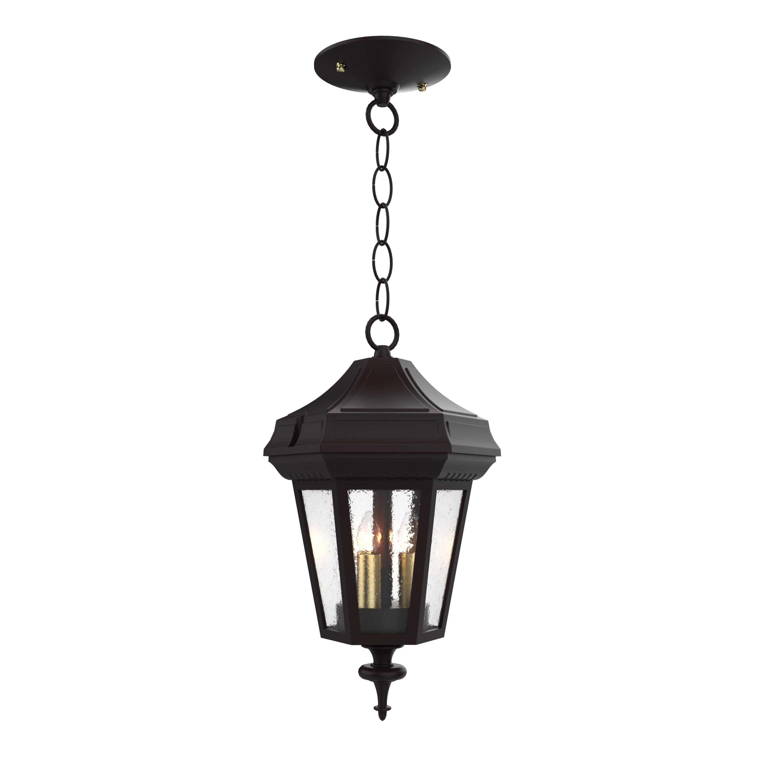 Oxford - Ceiling mounting with chain closed bottom small format - 14855