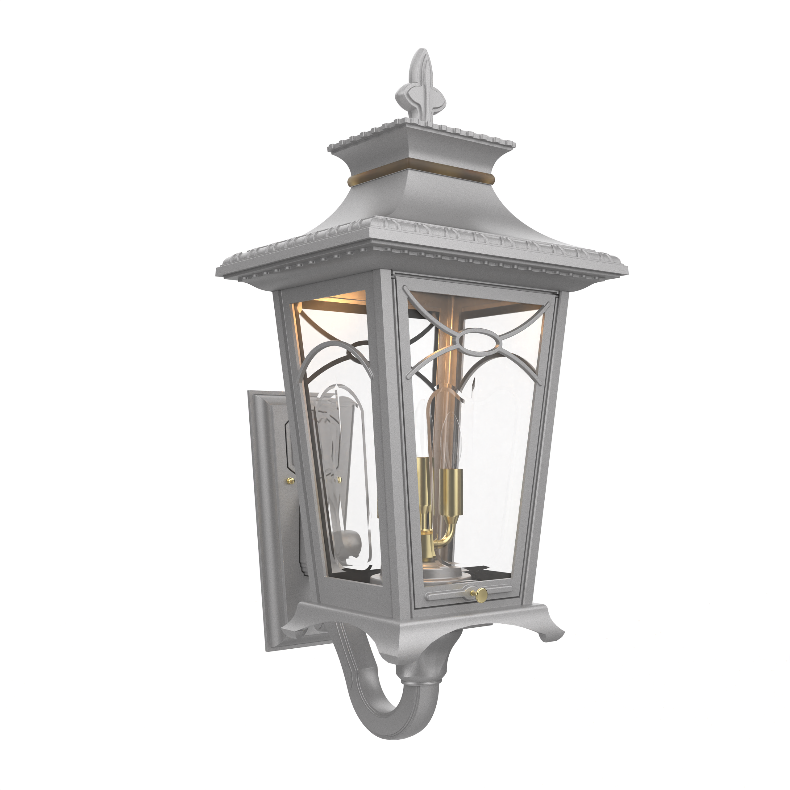 Bellissima - Luminaire mural extérieur montage bras décoratif vers le haut format moyen - 20124