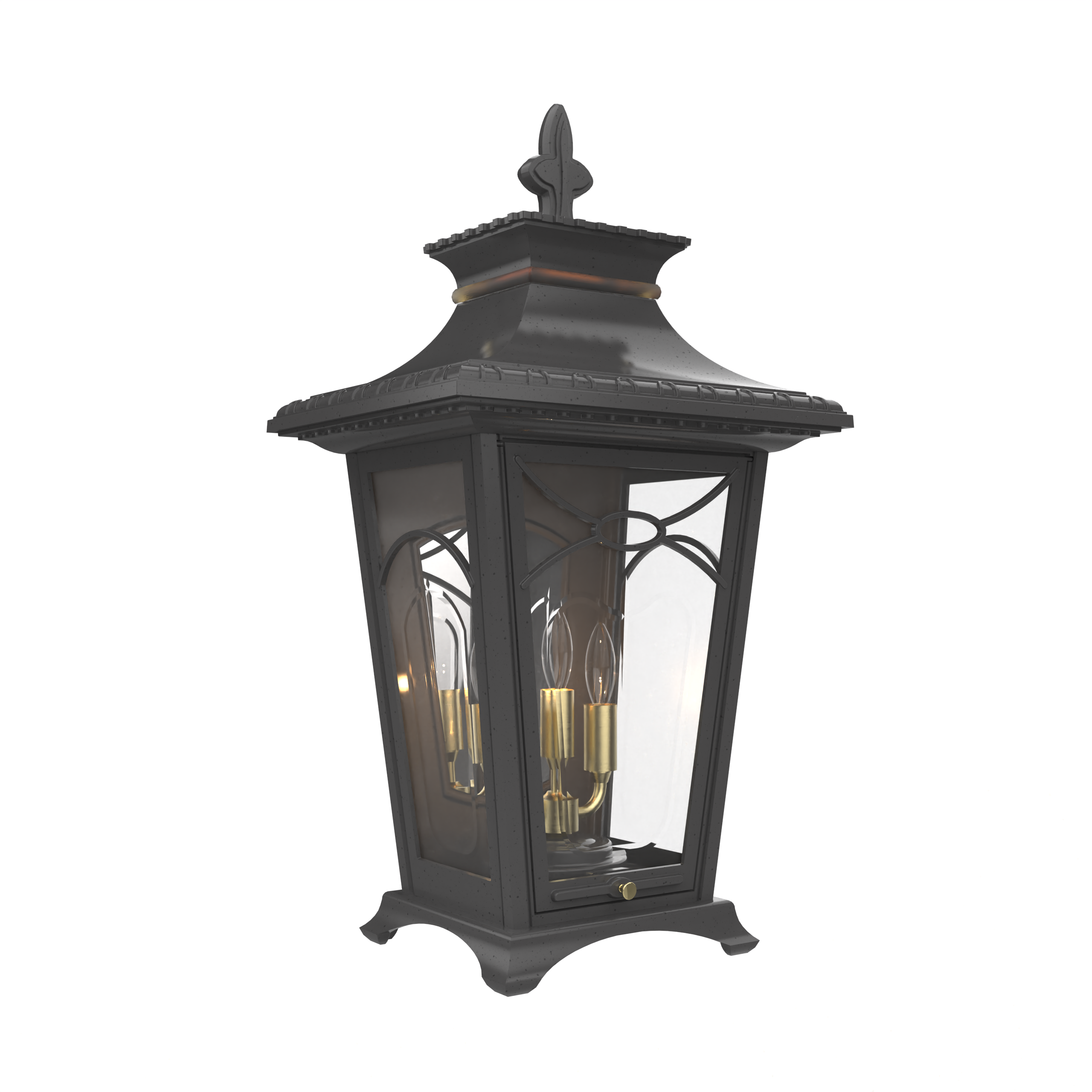 Bellissima - Luminaire mural extérieur montage vers le bas fond fermé format moyen - 20127