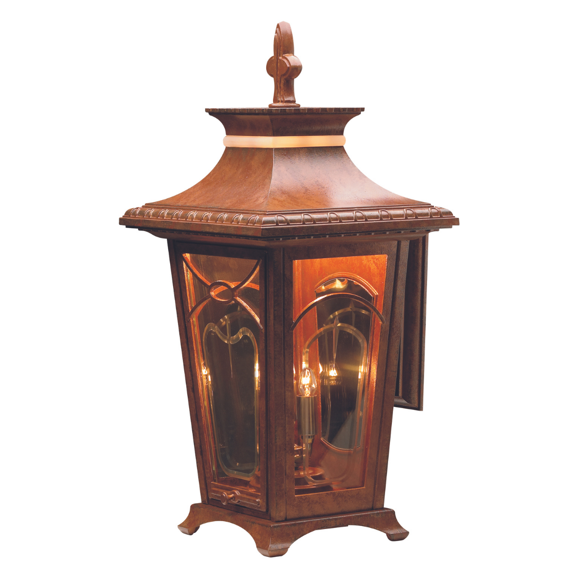 Bellissima - Luminaire mural extérieur montage vers le bas fond fermé format moyen - 20127