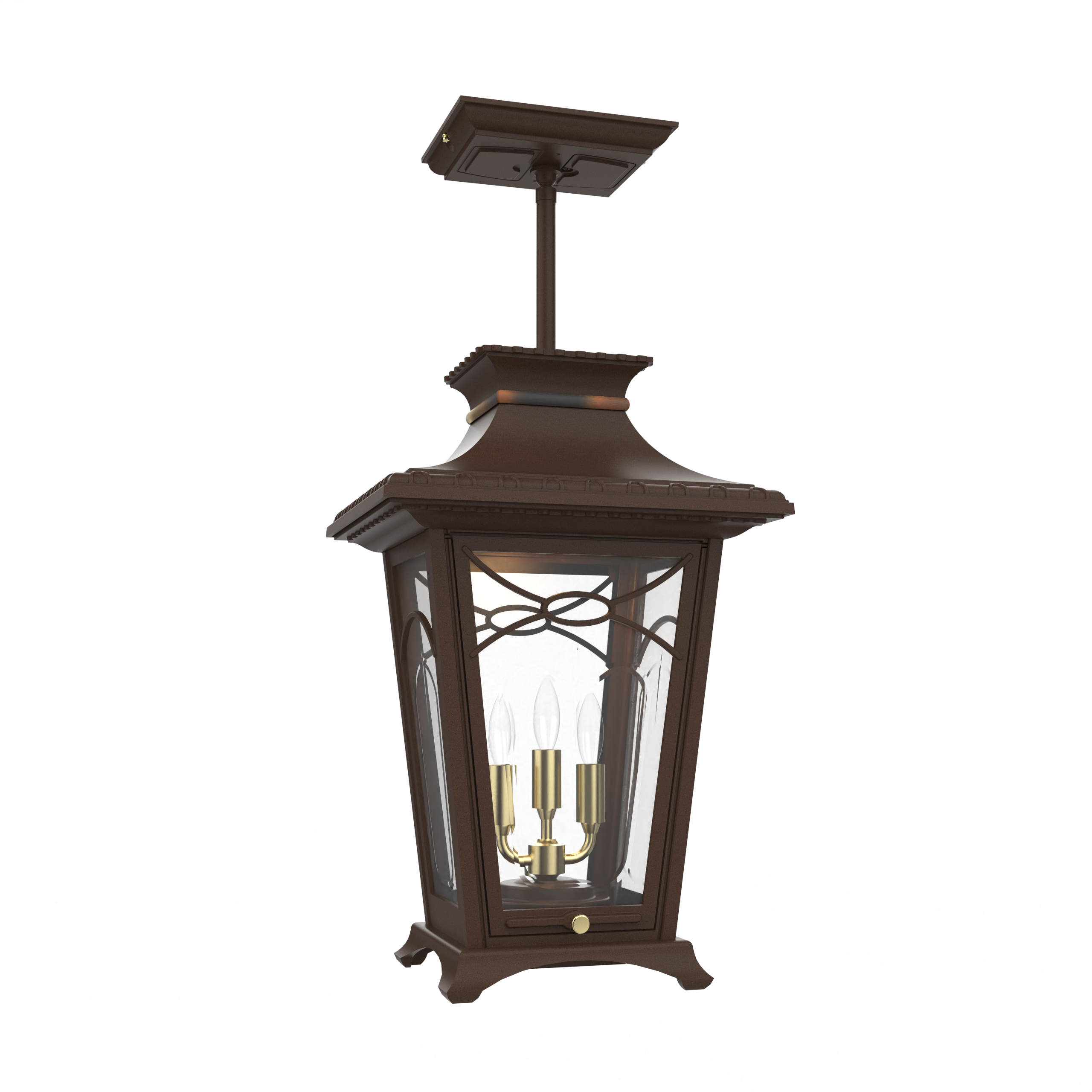 Bellissima - Montage au plafond sur tige fond fermé format moyen - 20150