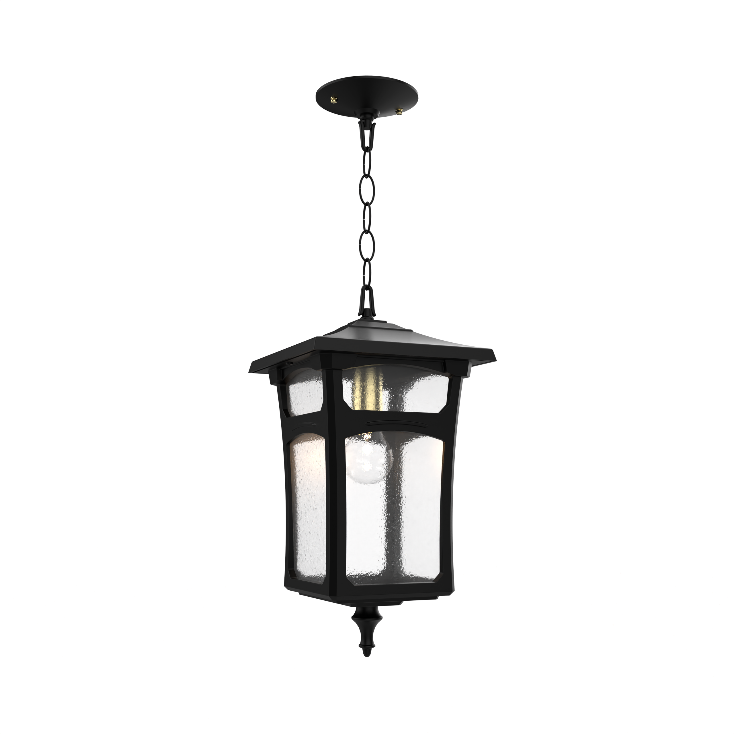 Lincoln - Montage au plafond avec chaine fond fermé format moyen - 20455