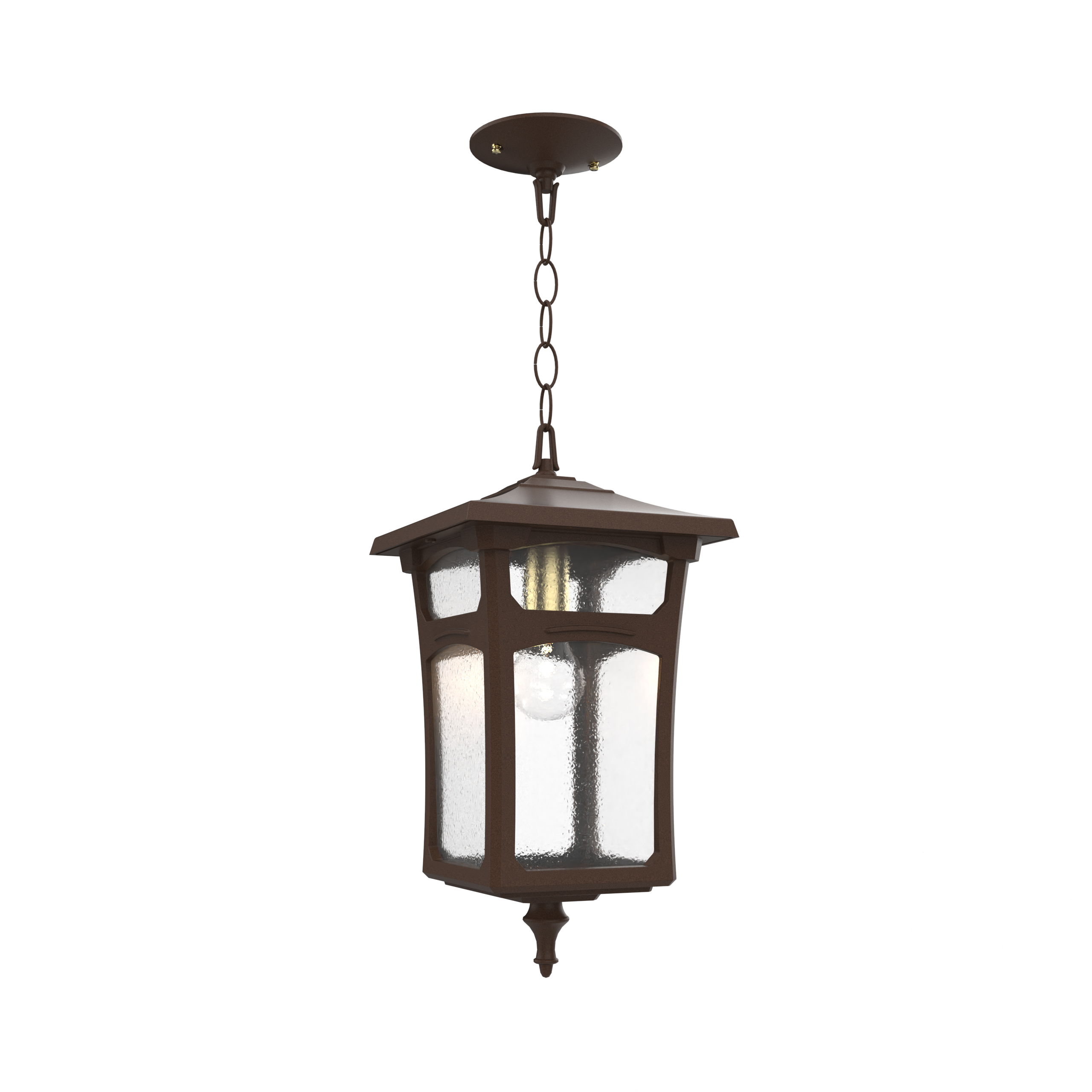 Lincoln - Montage au plafond avec chaine fond fermé format moyen - 20455