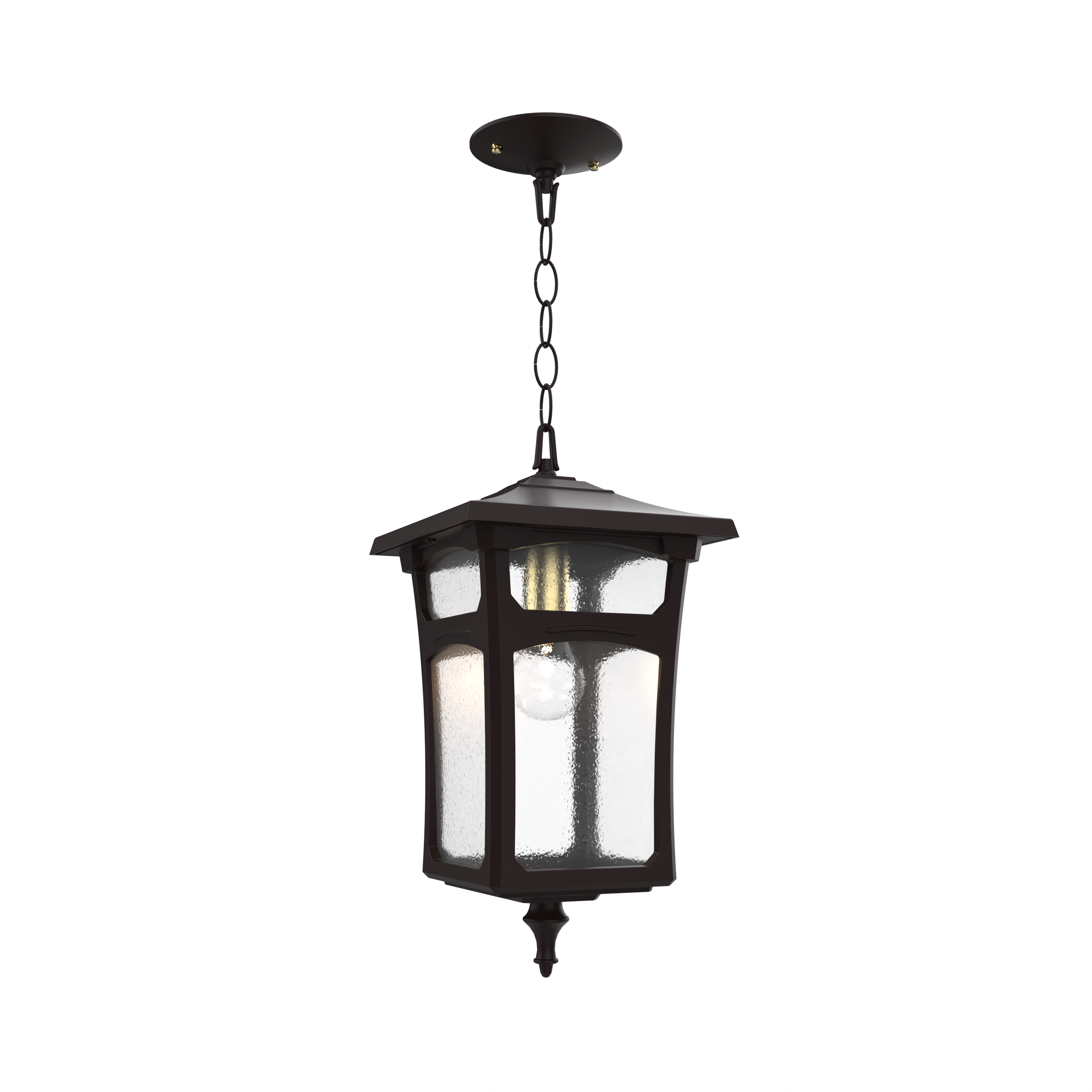 Lincoln - Montage au plafond avec chaine fond fermé format moyen - 20455