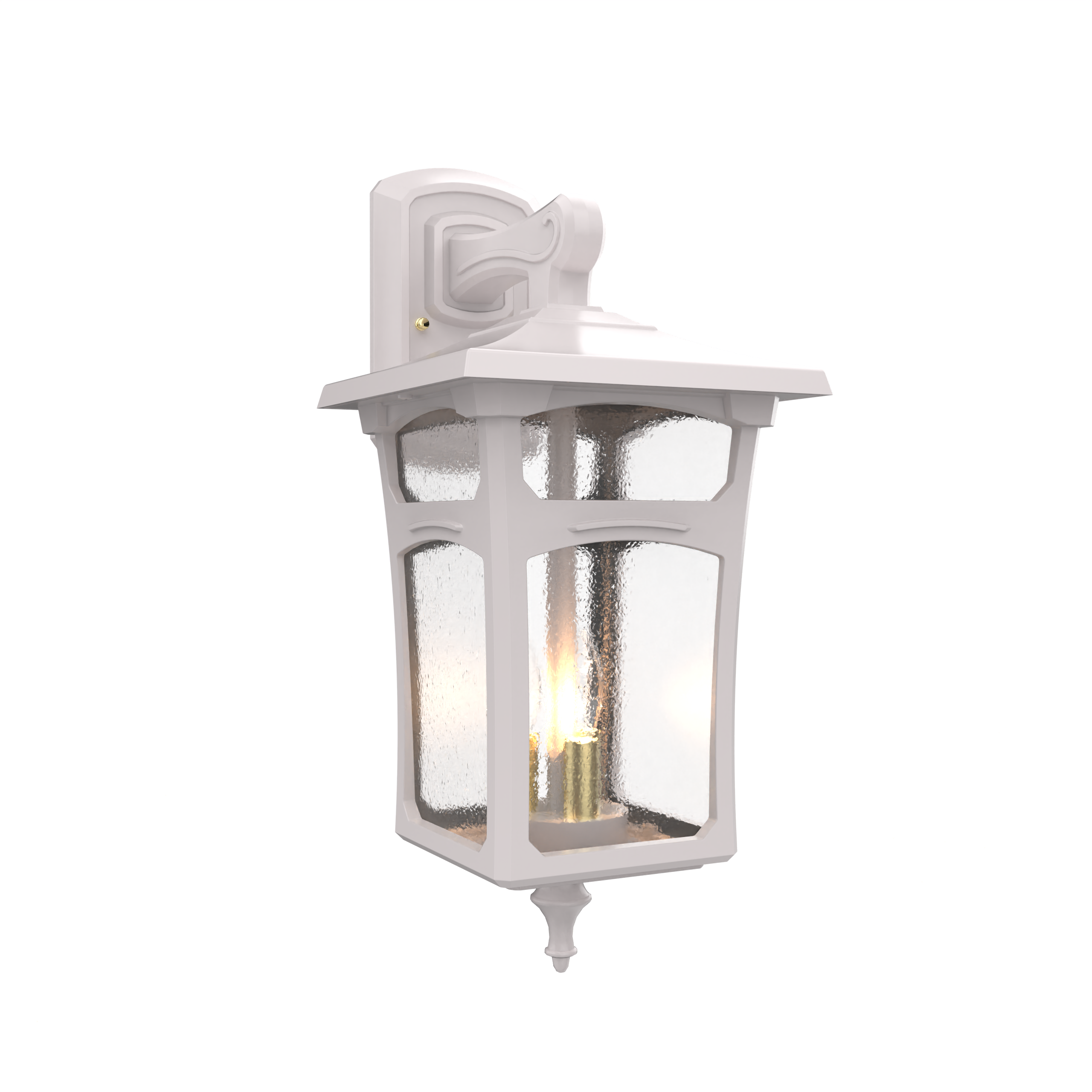 Lincoln - Luminaire mural extérieur montage vers le bas fond fermé format moyen - 20495