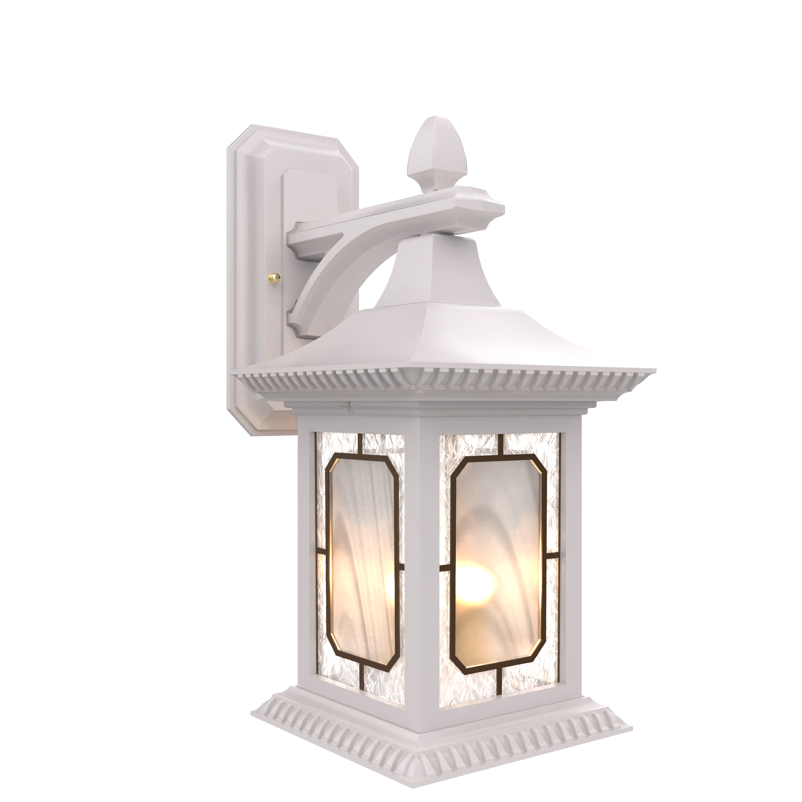 Salzburg - Luminaire mural extérieur montage vers le bas fond ouvert format moyen - 20816