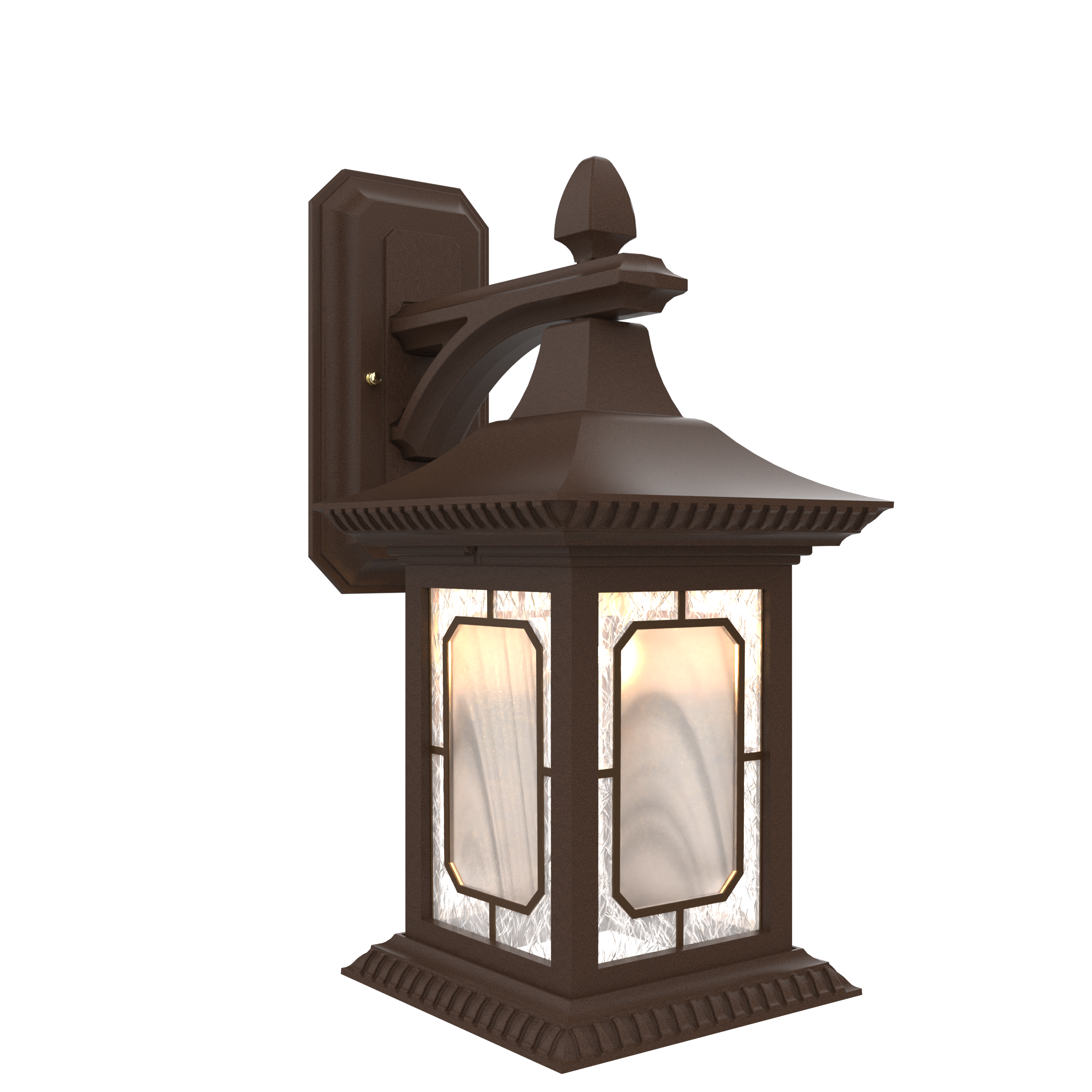 Salzburg - Luminaire mural extérieur montage vers le bas fond ouvert format moyen - 20816