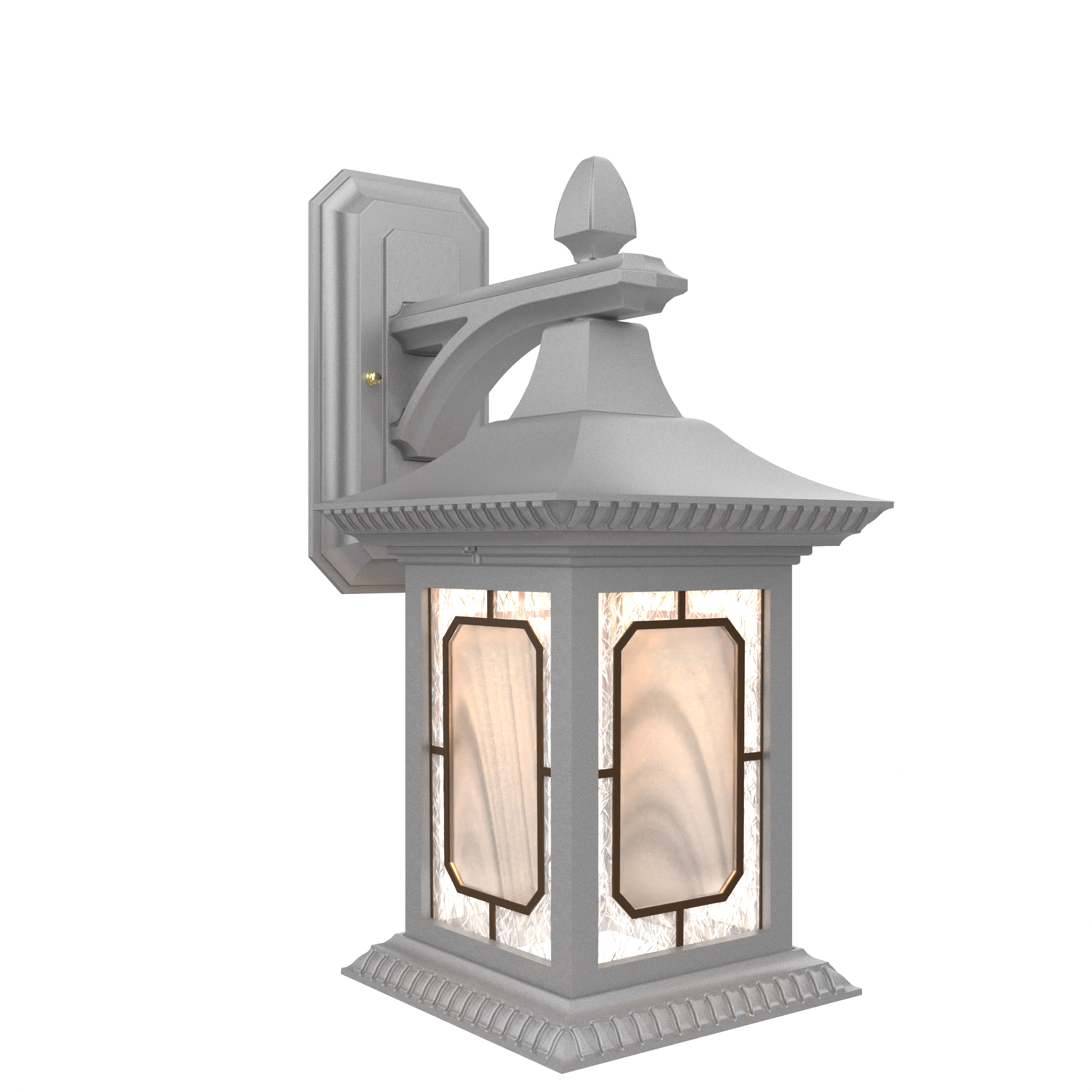 Salzburg - Luminaire mural extérieur montage vers le bas fond ouvert format moyen - 20816