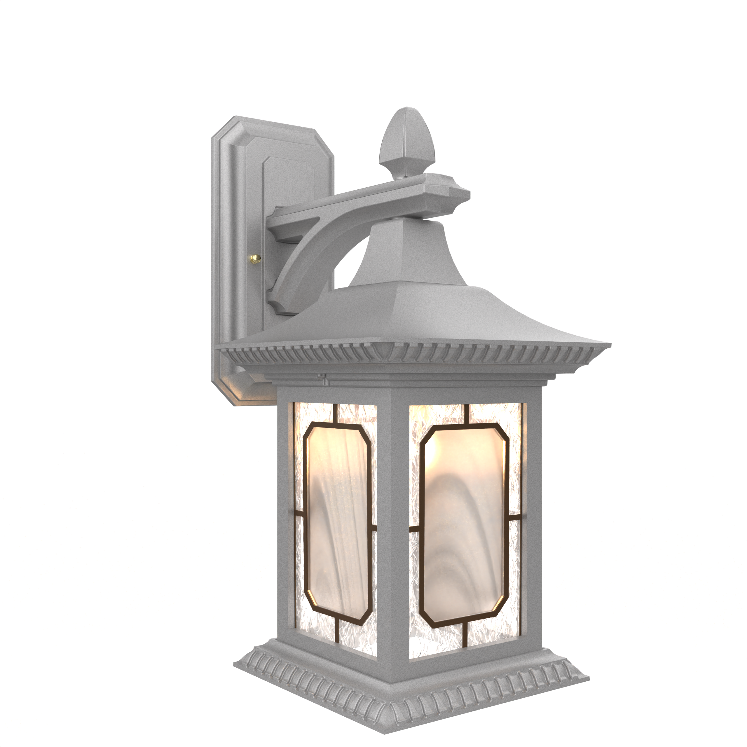 Salzburg - Luminaire mural extérieur montage vers le bas fond ouvert format moyen - 20816