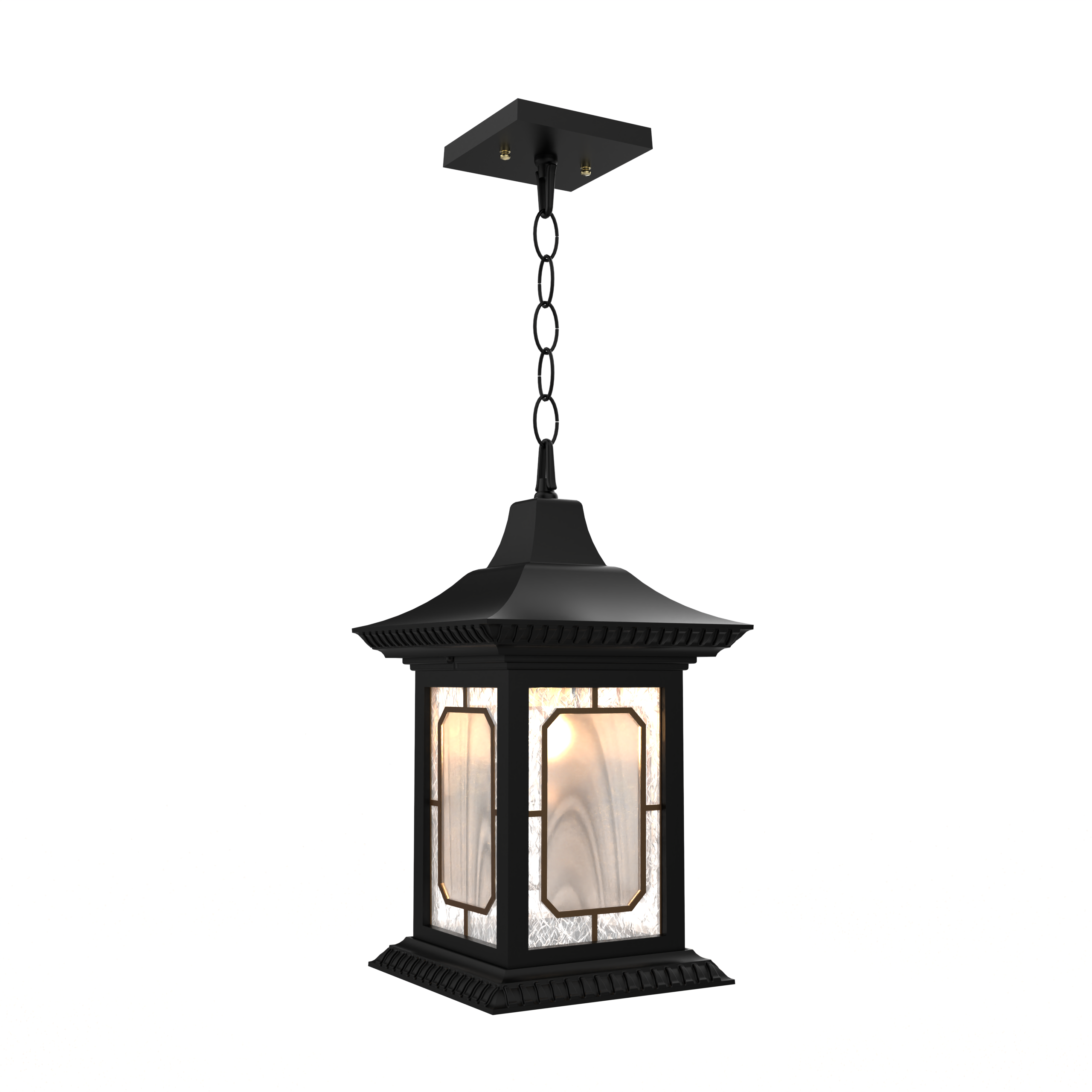 Salzburg - Montage au plafond avec chaine fond ouvert format moyen - 20850