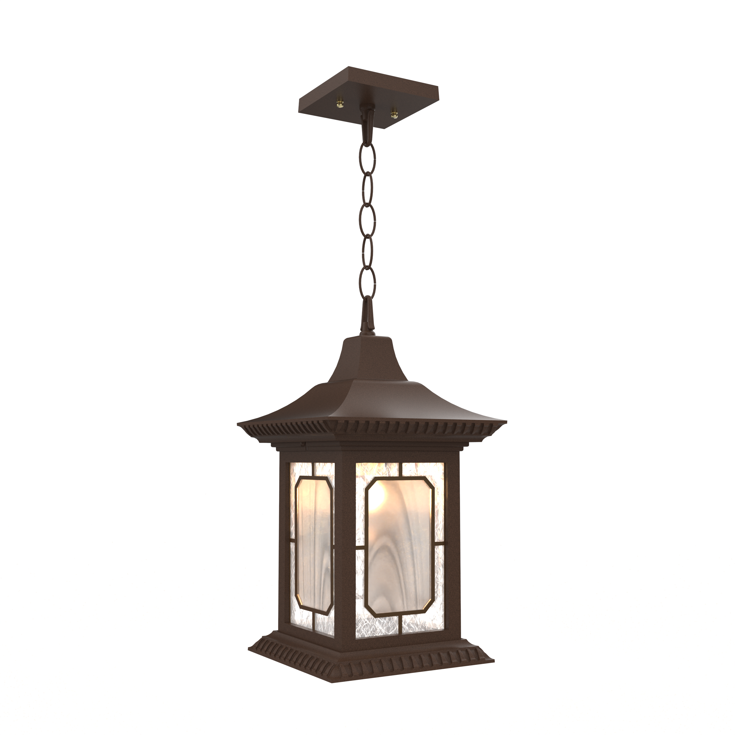 Salzburg - Montage au plafond avec chaine fond ouvert format moyen - 20850