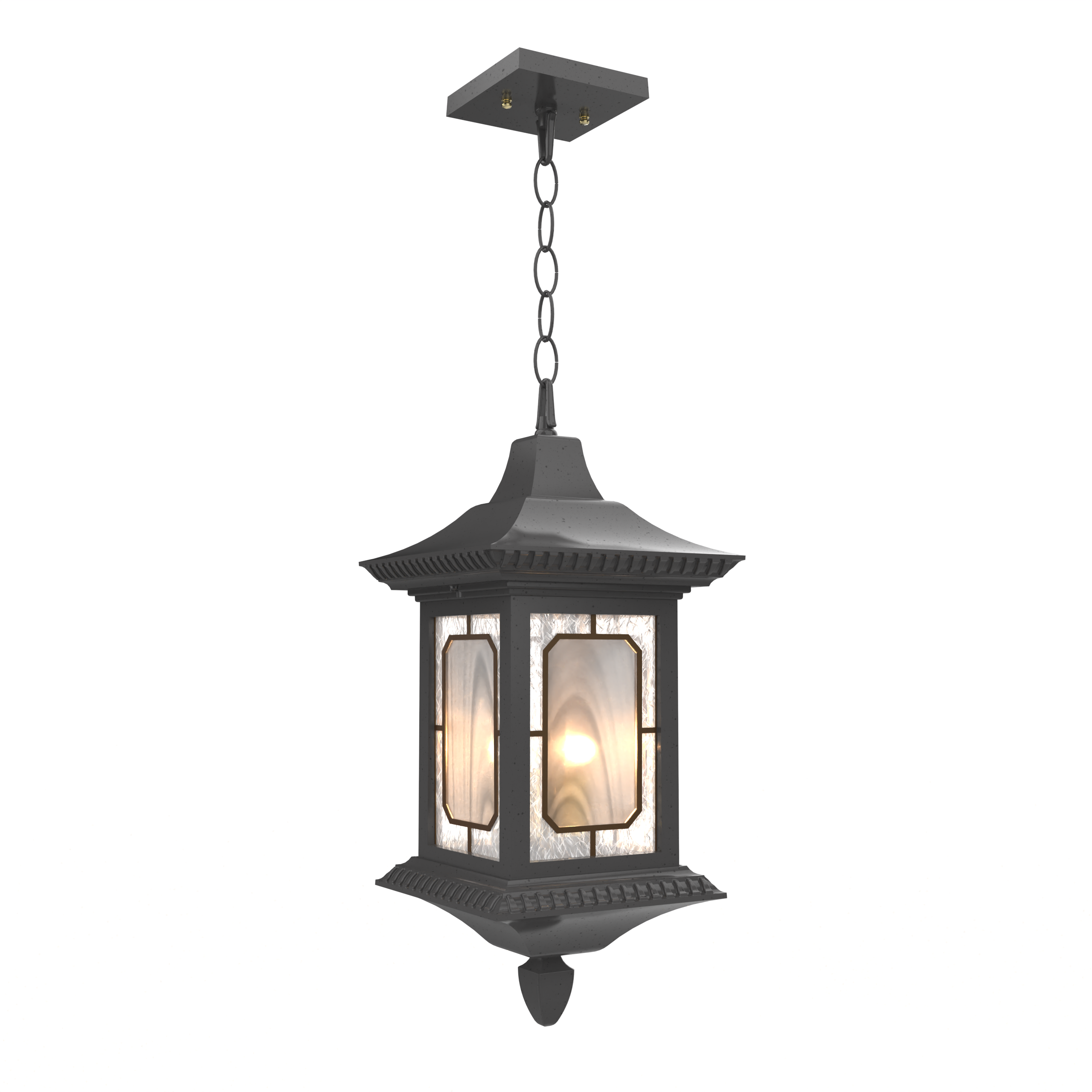 Salzburg - Montage au plafond avec chaine fond fermé format moyen - 20855