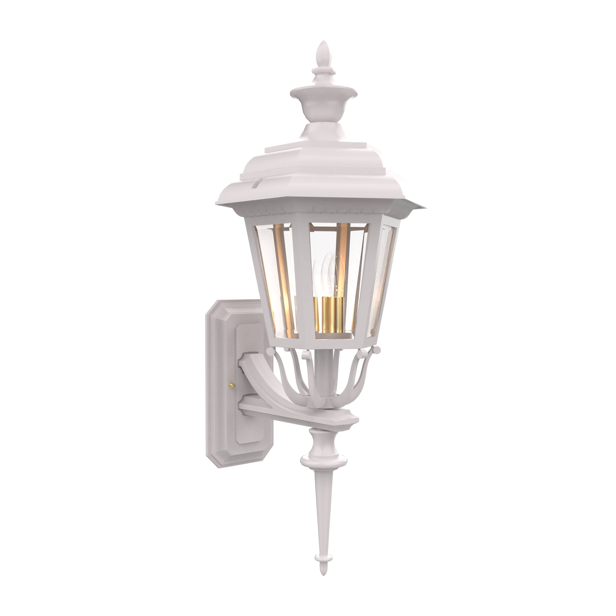 Jamestown - Luminaire mural extérieur montage vers le haut avec tige format moyen - 21413