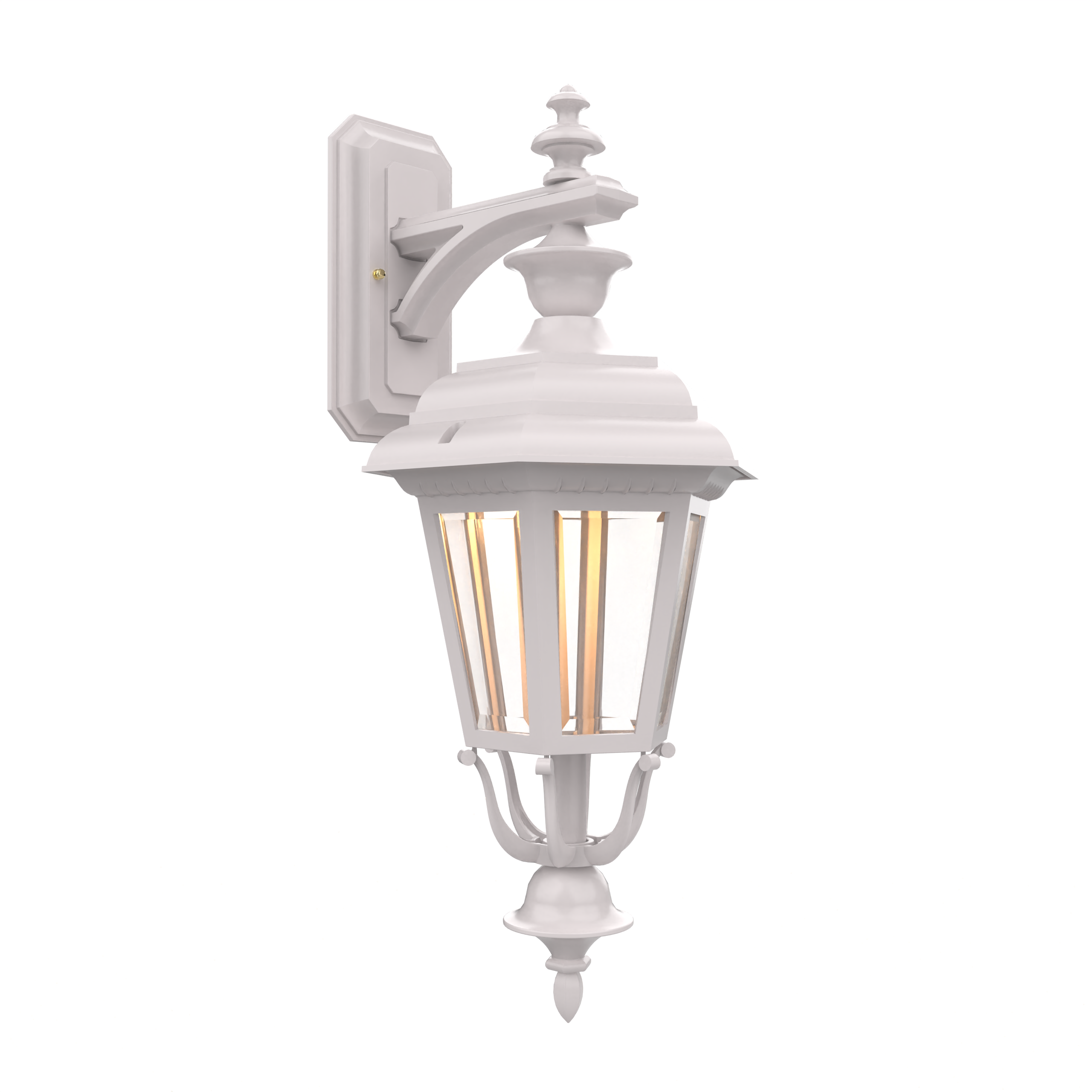 Jamestown - Luminaire mural extérieur montage vers le bas fond fermé format moyen - 21418