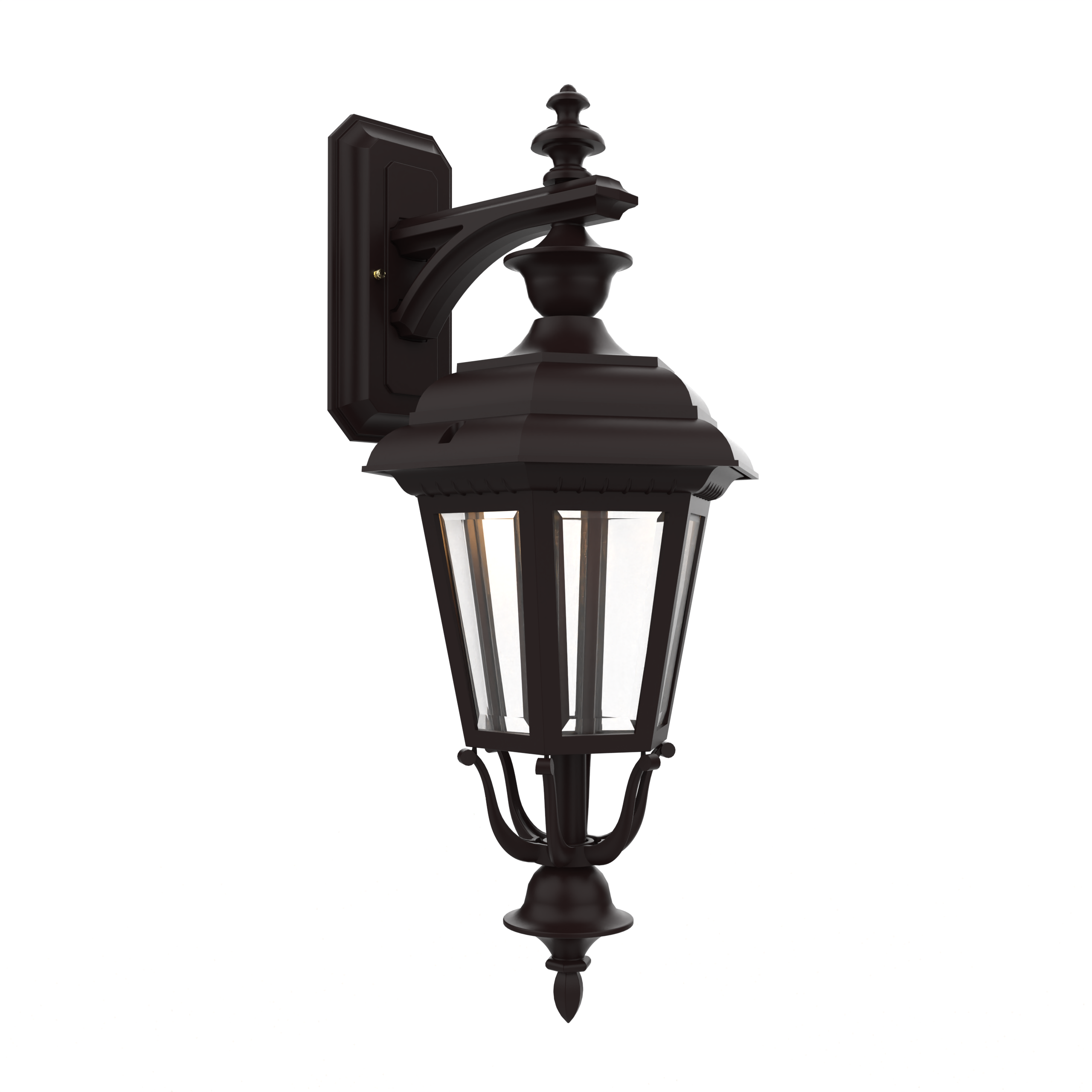 Jamestown - Luminaire mural extérieur montage vers le bas fond fermé format moyen - 21418