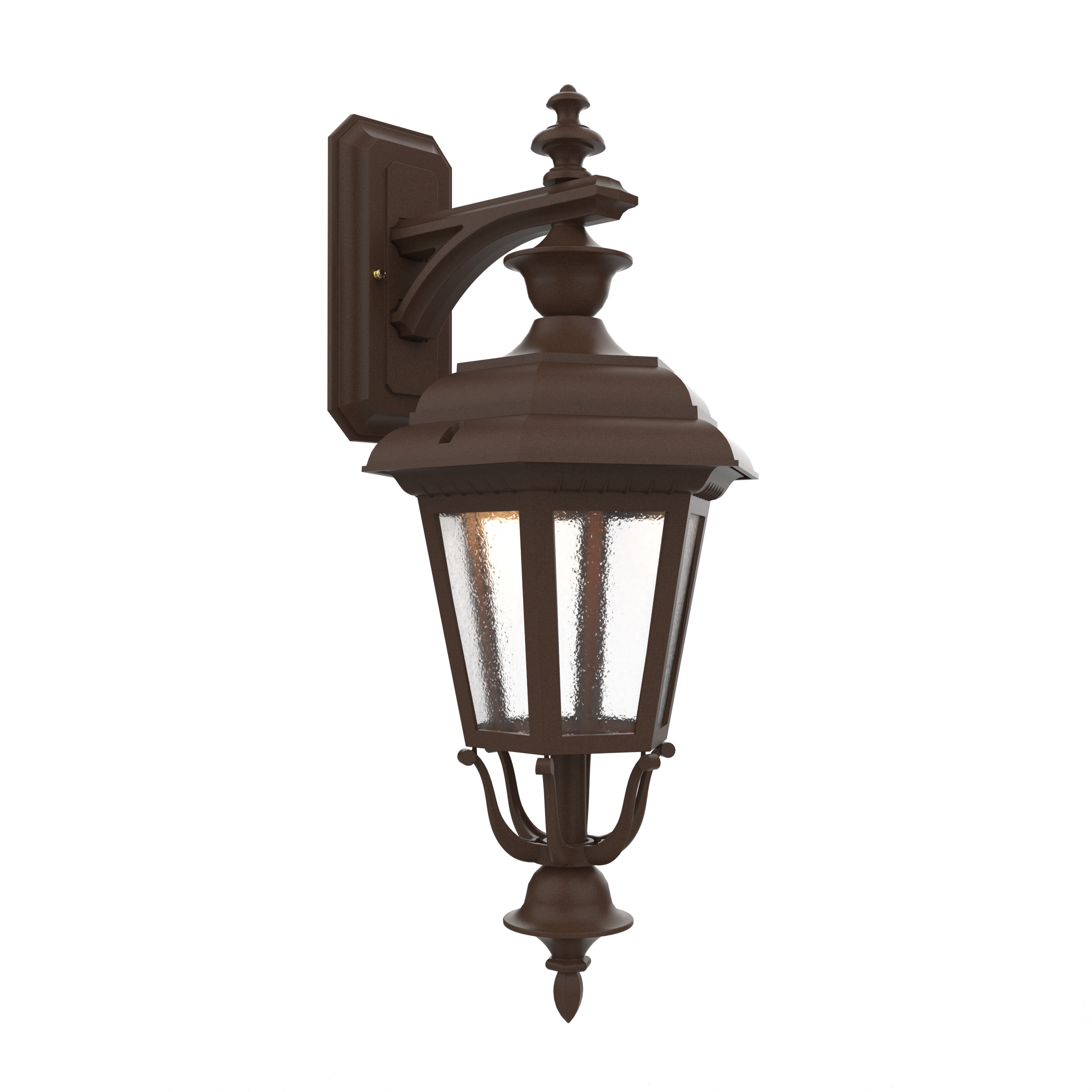 Jamestown - Luminaire mural extérieur montage vers le bas fond fermé format moyen - 21418