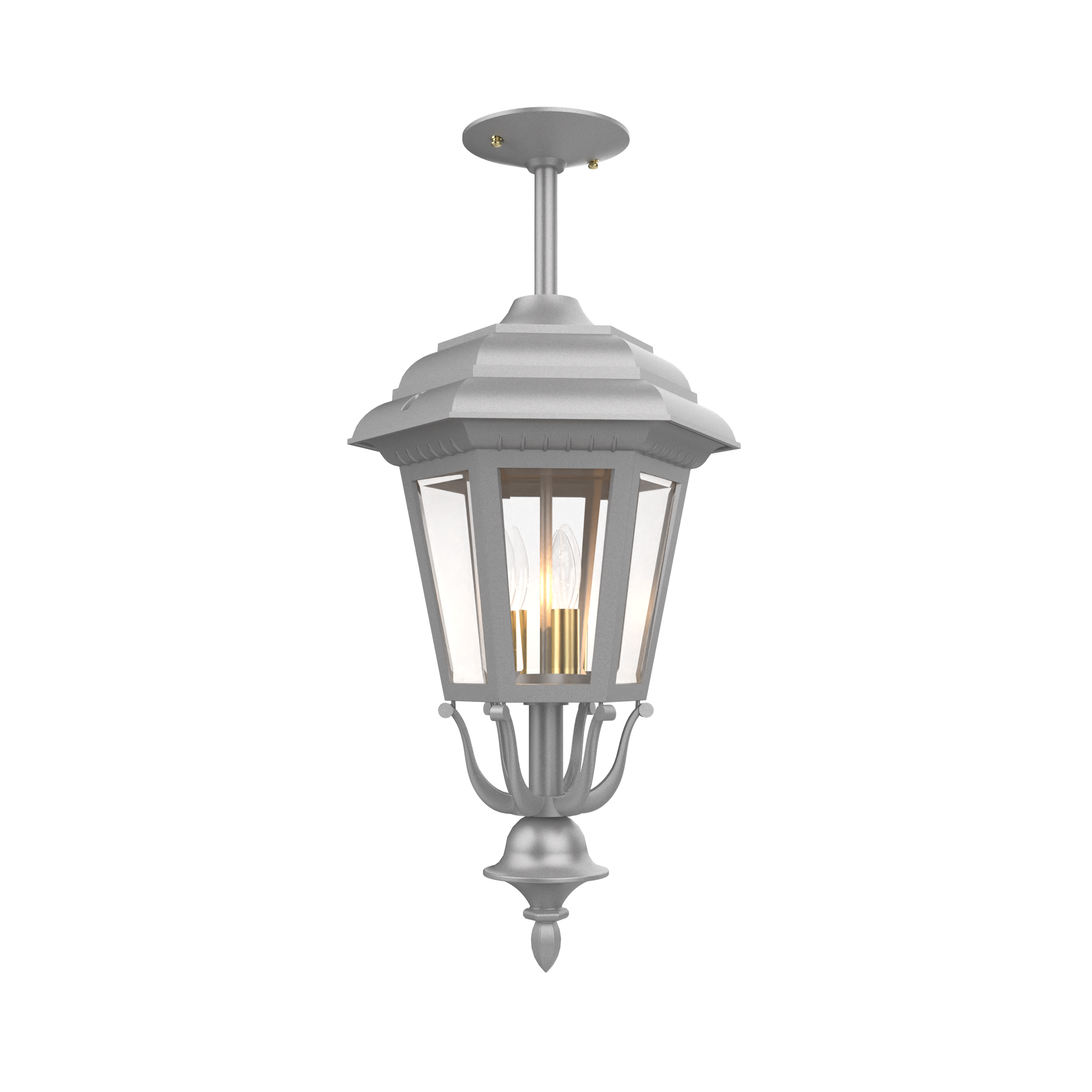 Jamestown - Montage au plafond sur tige fond fermé format moyen - 21457