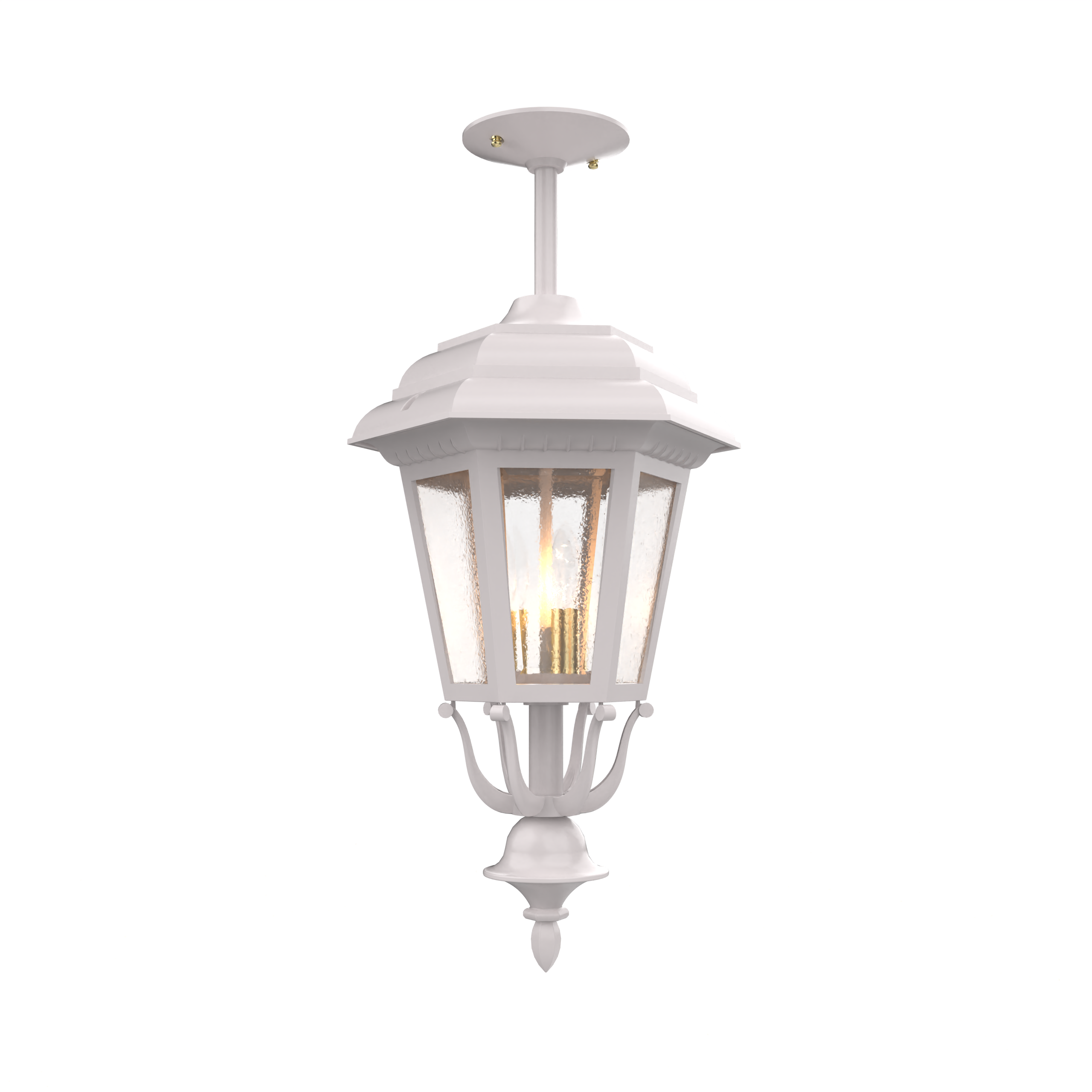 Jamestown - Montage au plafond sur tige fond fermé format moyen - 21457