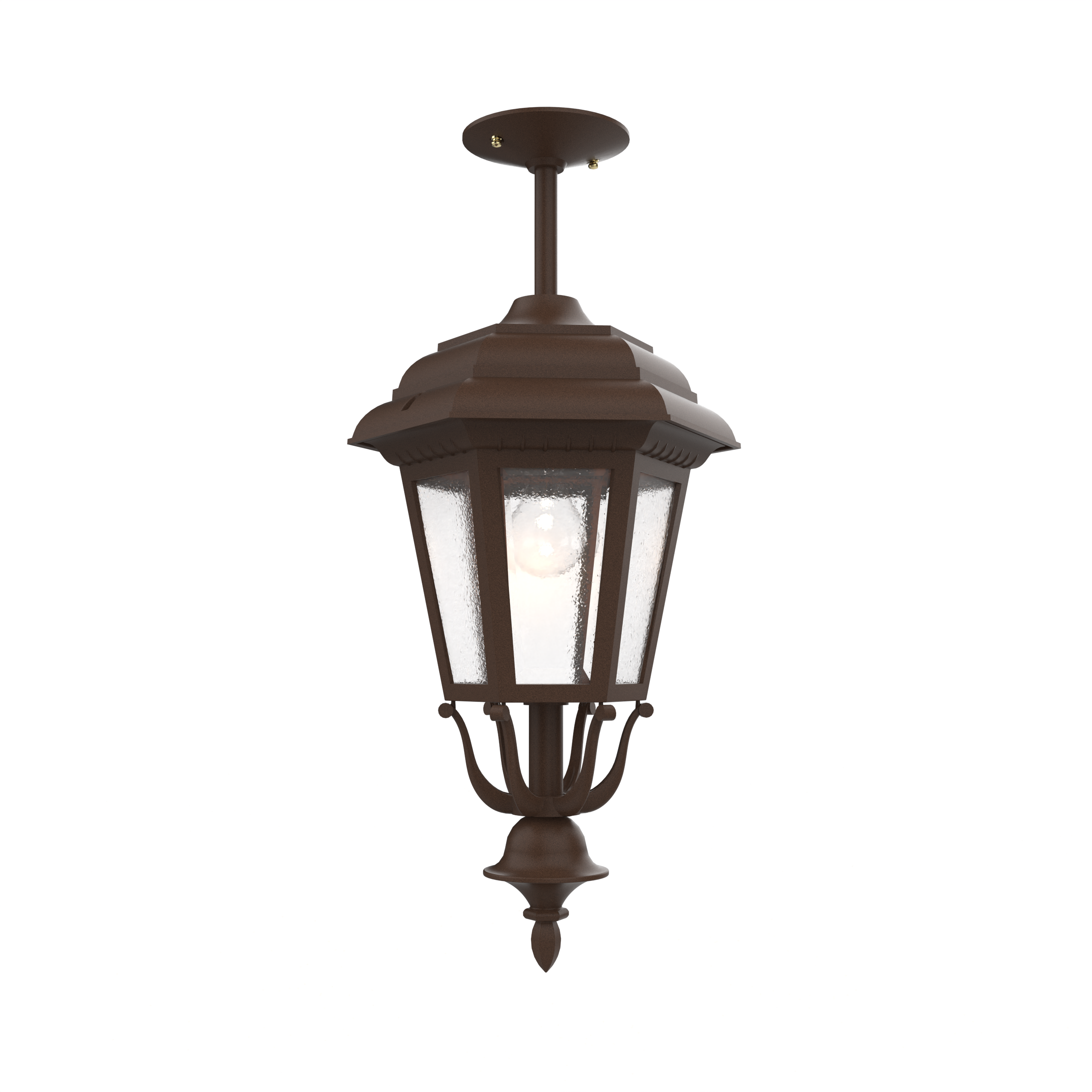 Jamestown - Montage au plafond sur tige fond fermé format moyen - 21457