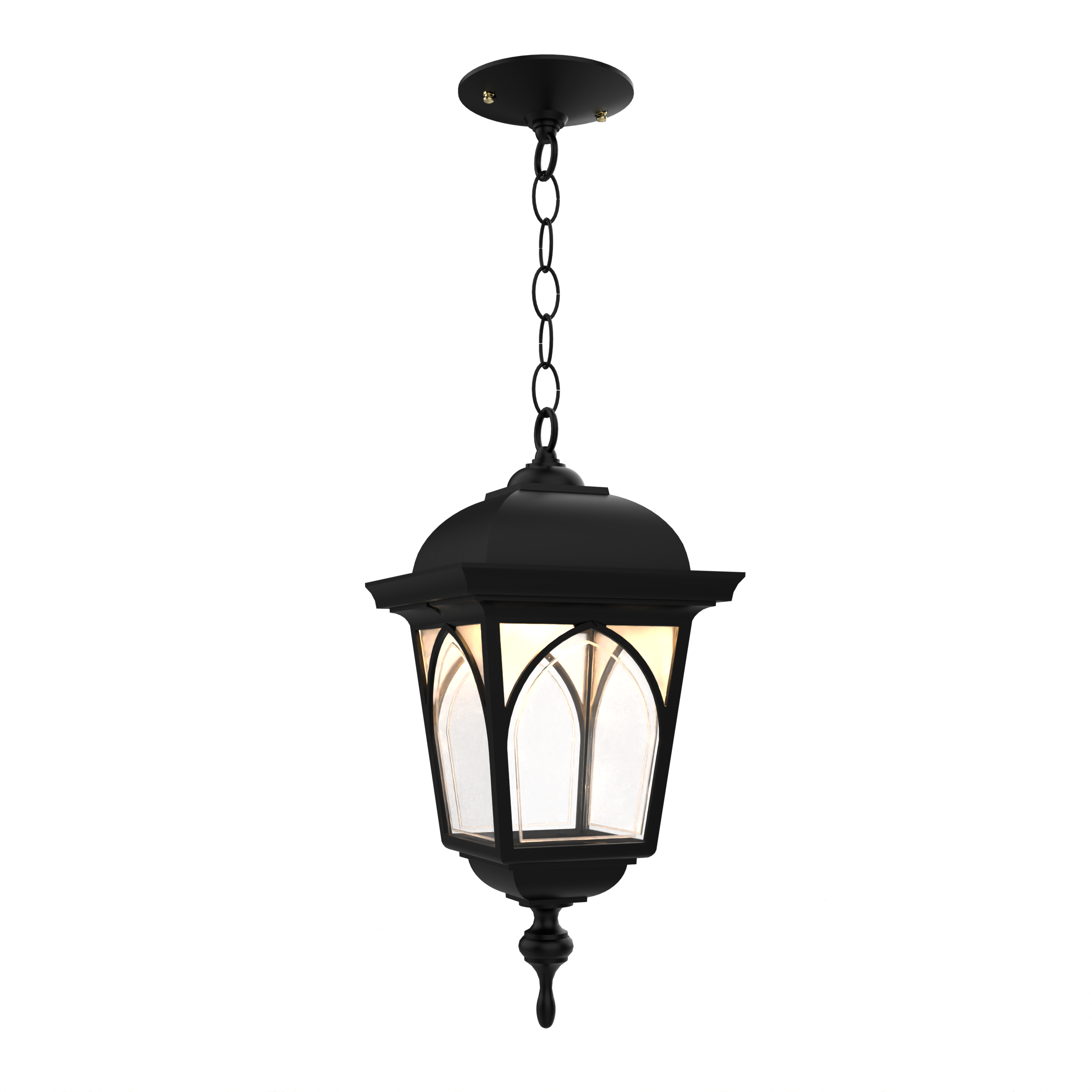 Habitat - Montage au plafond avec chaine fond fermé format moyen - 21555